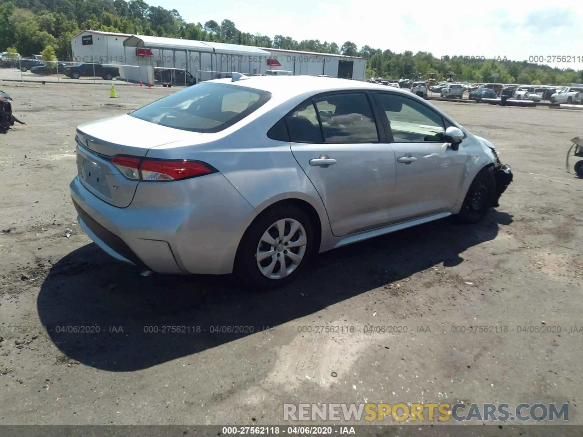 4 Photograph of a damaged car JTDEPRAEXLJ076968 TOYOTA COROLLA 2020