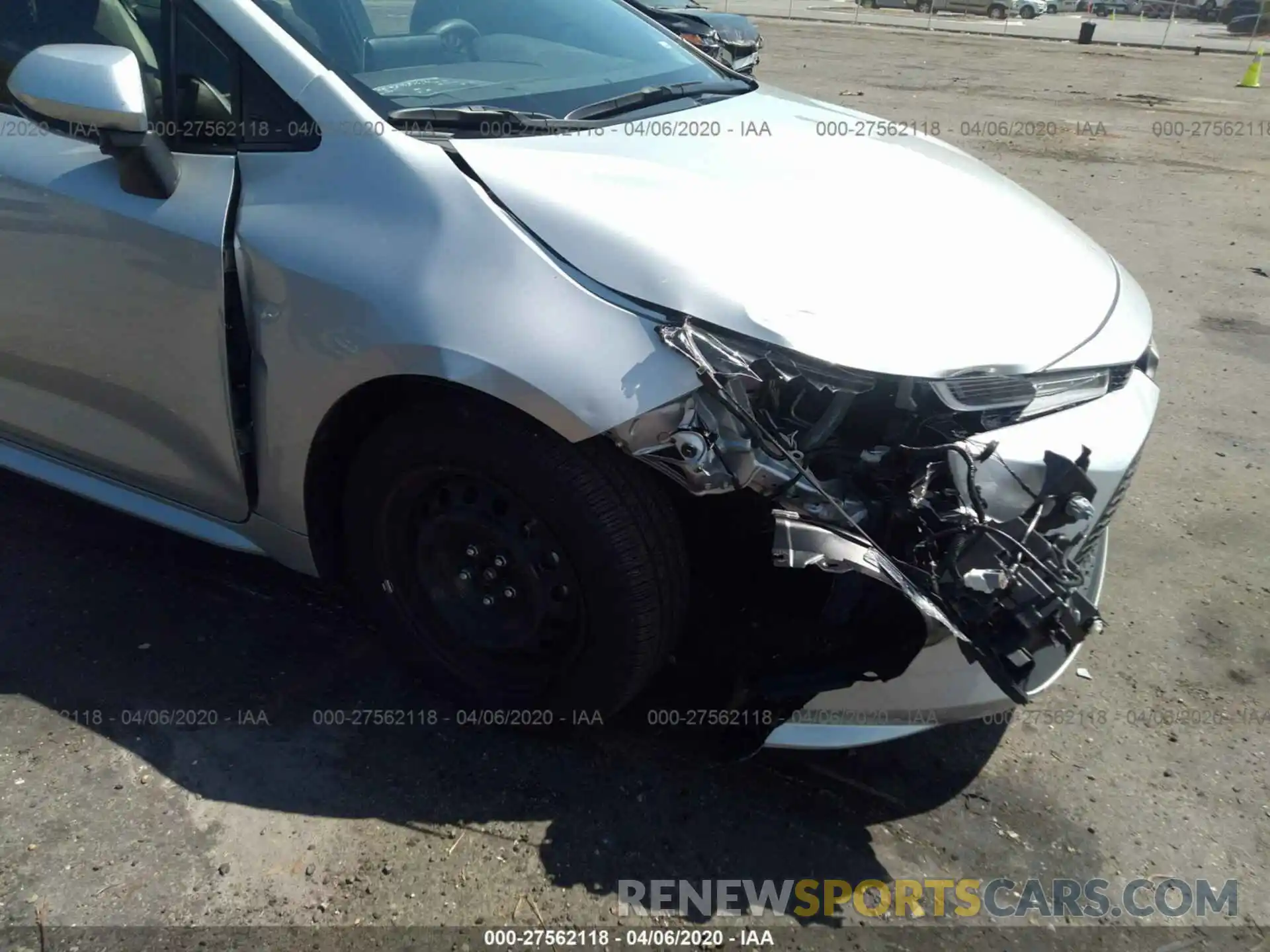 6 Photograph of a damaged car JTDEPRAEXLJ076968 TOYOTA COROLLA 2020