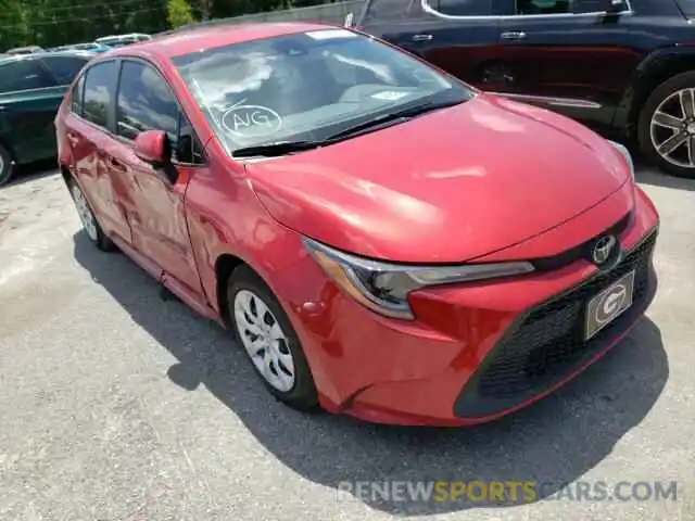 1 Photograph of a damaged car JTDEPRAEXLJ078445 TOYOTA COROLLA 2020