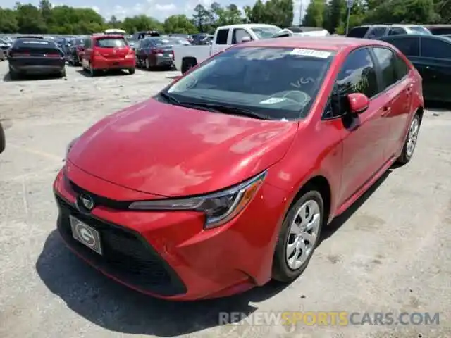 2 Photograph of a damaged car JTDEPRAEXLJ078445 TOYOTA COROLLA 2020