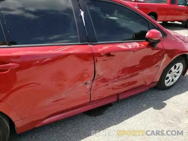 9 Photograph of a damaged car JTDEPRAEXLJ078445 TOYOTA COROLLA 2020