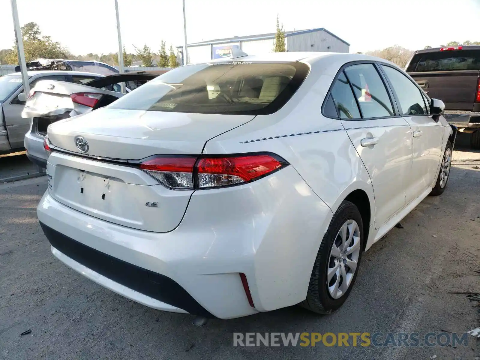 4 Photograph of a damaged car JTDEPRAEXLJ078848 TOYOTA COROLLA 2020