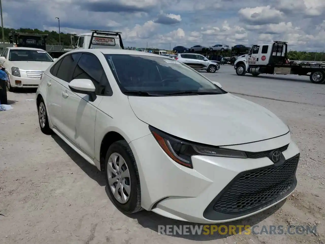 1 Photograph of a damaged car JTDEPRAEXLJ080003 TOYOTA COROLLA 2020