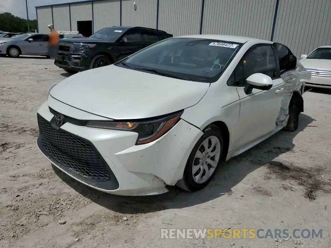 2 Photograph of a damaged car JTDEPRAEXLJ080003 TOYOTA COROLLA 2020