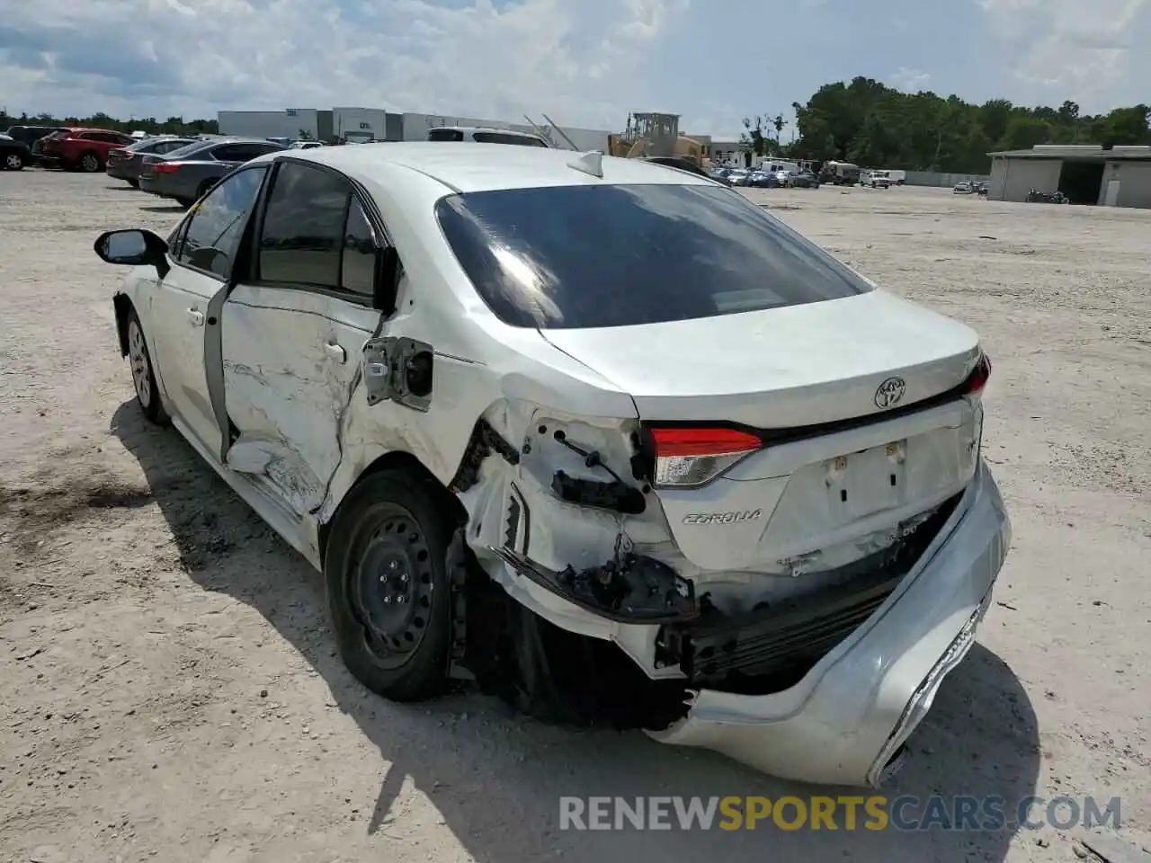 3 Photograph of a damaged car JTDEPRAEXLJ080003 TOYOTA COROLLA 2020