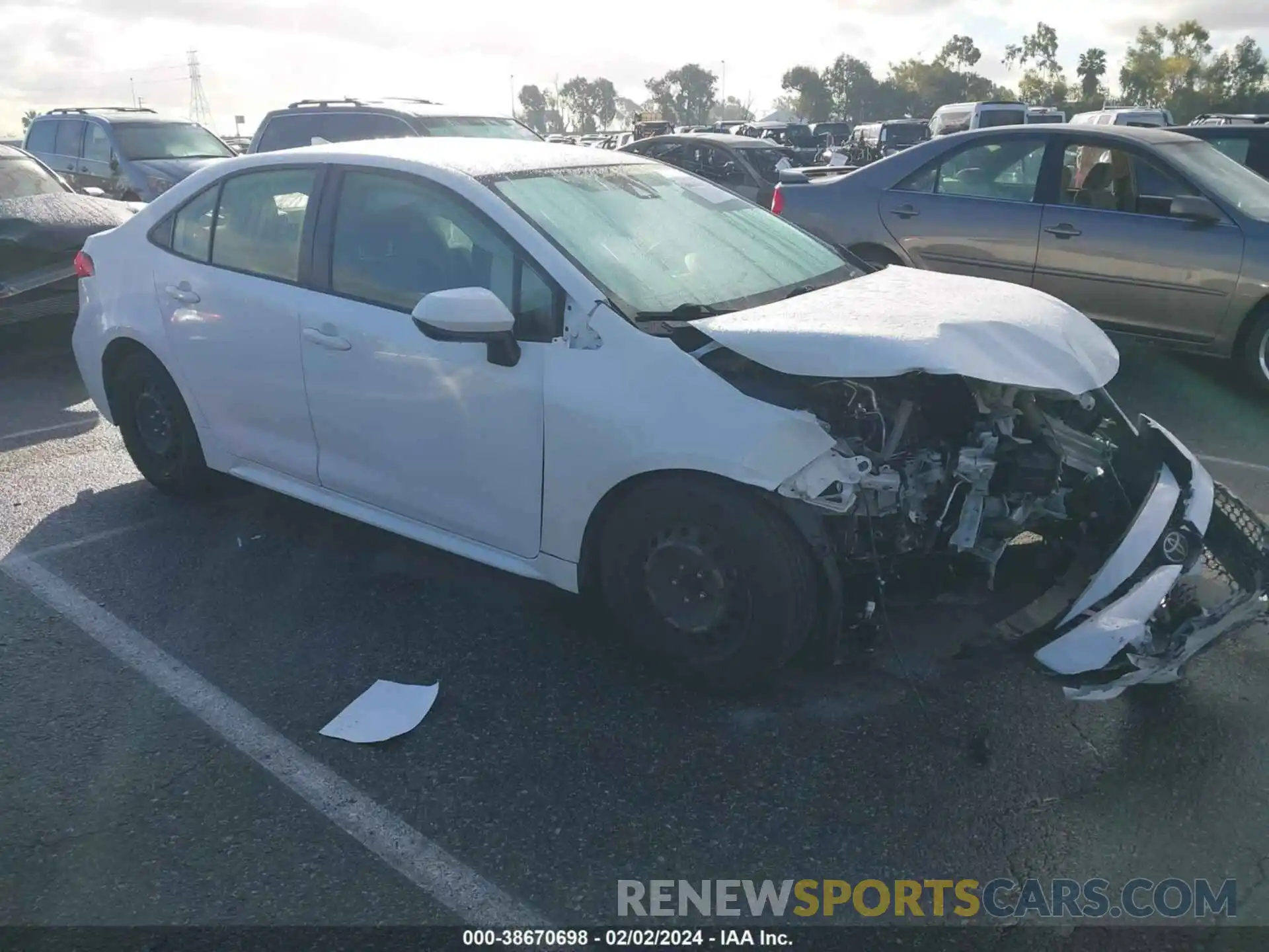 14 Photograph of a damaged car JTDEPRAEXLJ080213 TOYOTA COROLLA 2020