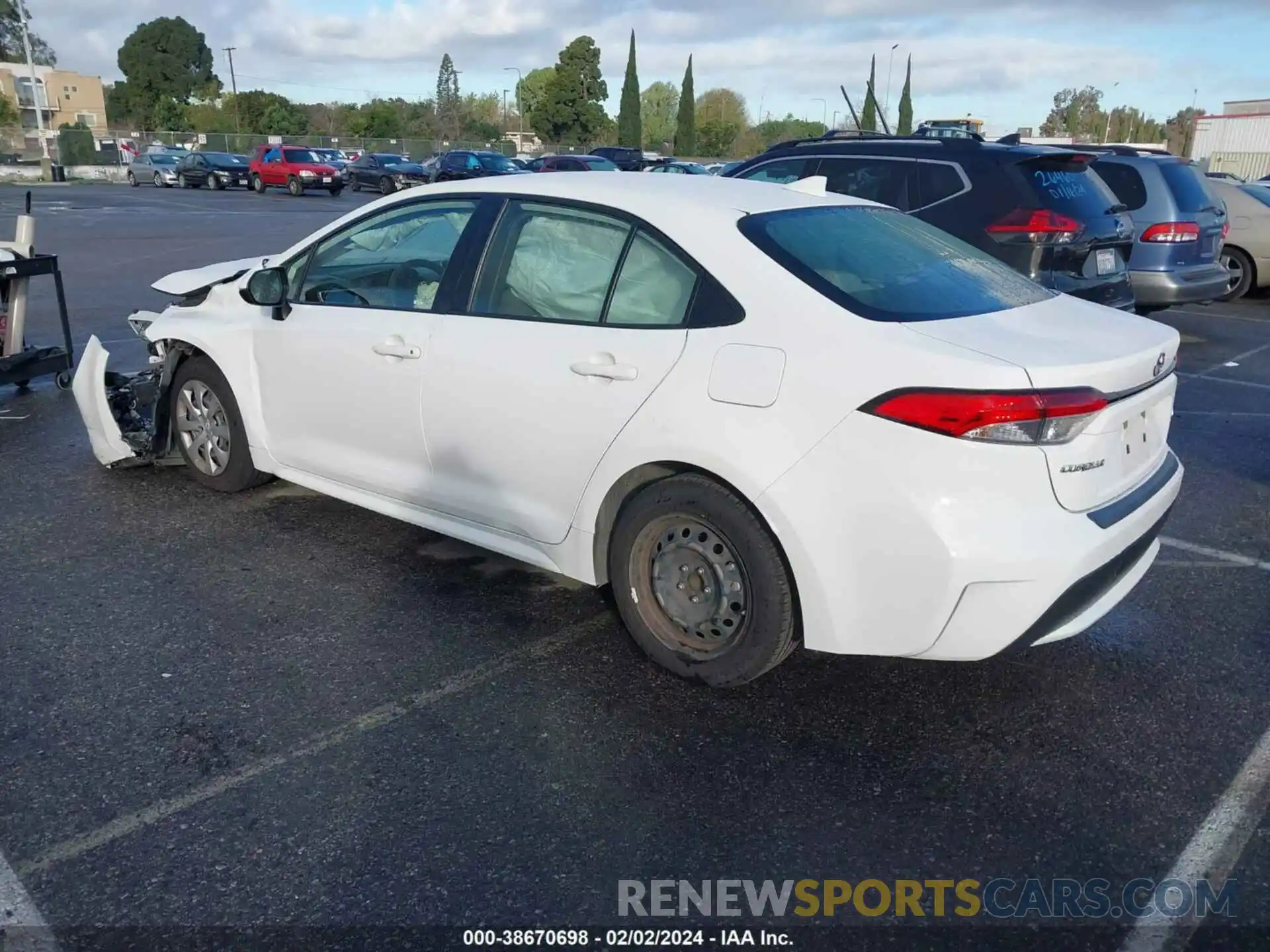 3 Photograph of a damaged car JTDEPRAEXLJ080213 TOYOTA COROLLA 2020