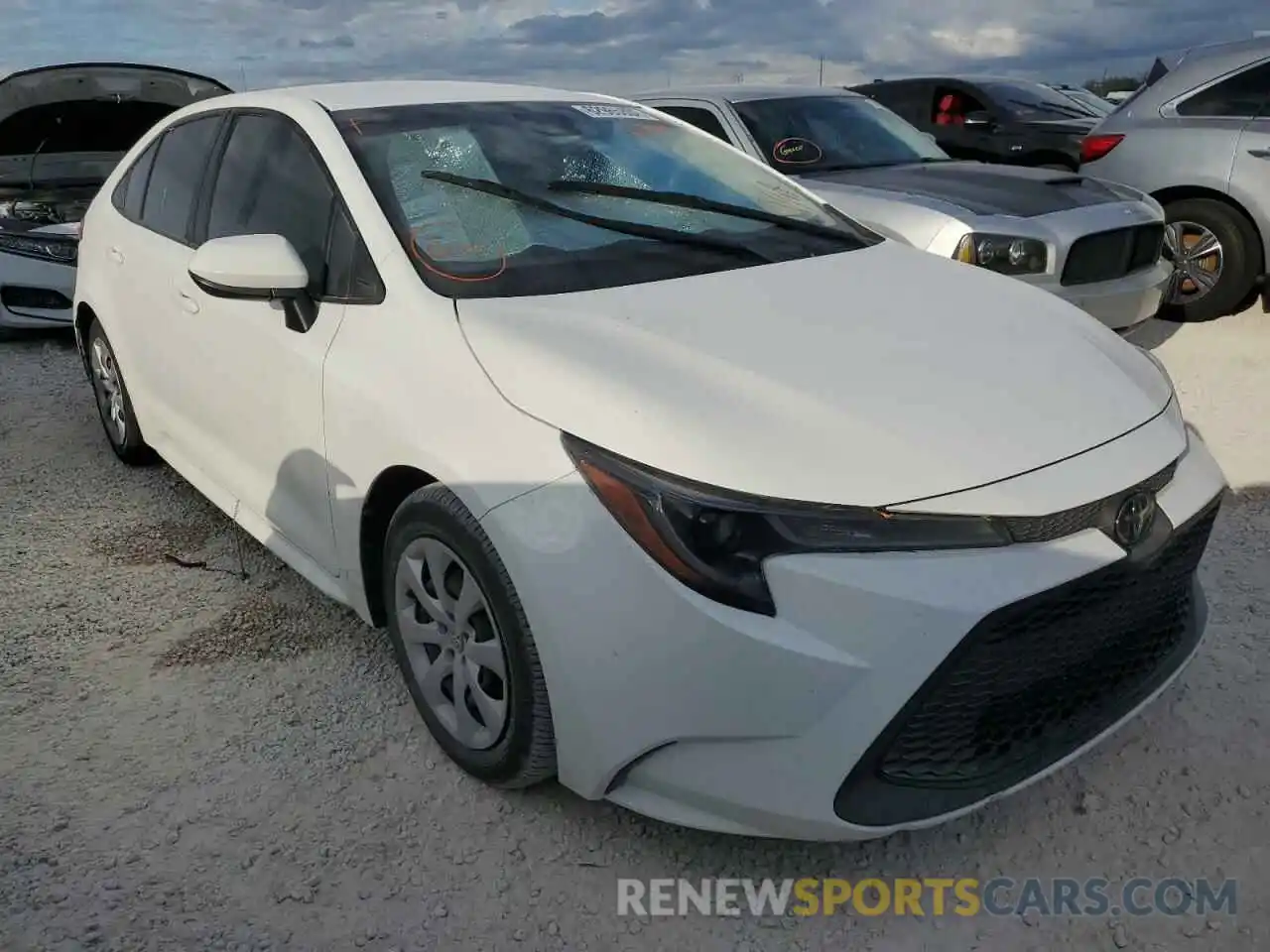 1 Photograph of a damaged car JTDEPRAEXLJ081104 TOYOTA COROLLA 2020