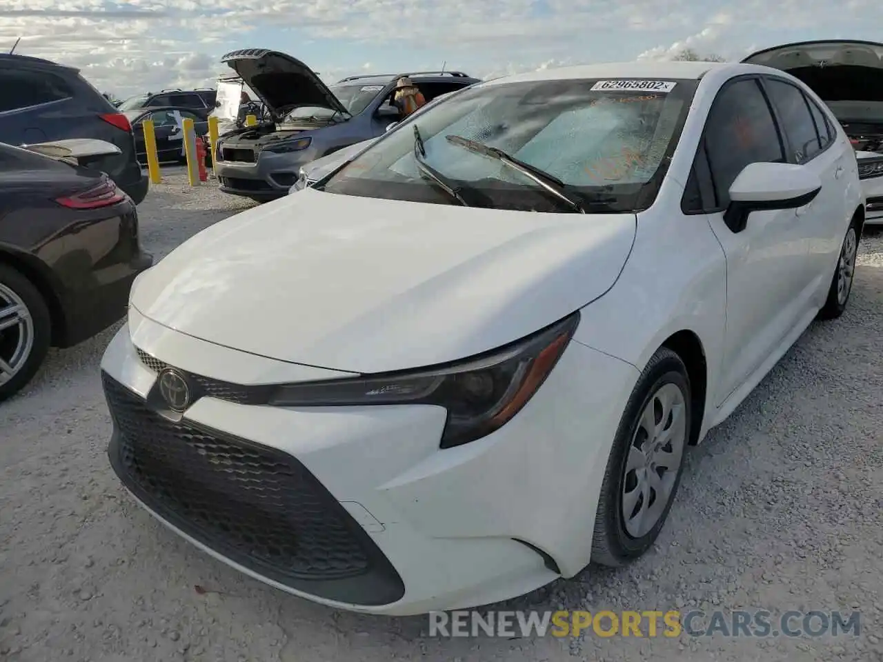 2 Photograph of a damaged car JTDEPRAEXLJ081104 TOYOTA COROLLA 2020