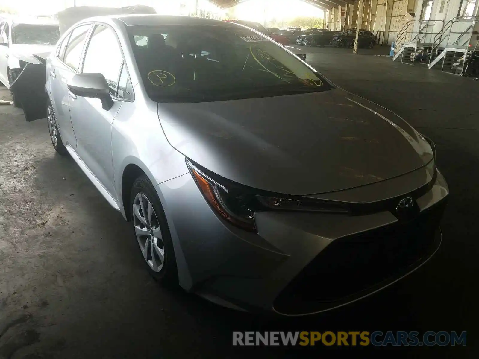 1 Photograph of a damaged car JTDEPRAEXLJ081863 TOYOTA COROLLA 2020