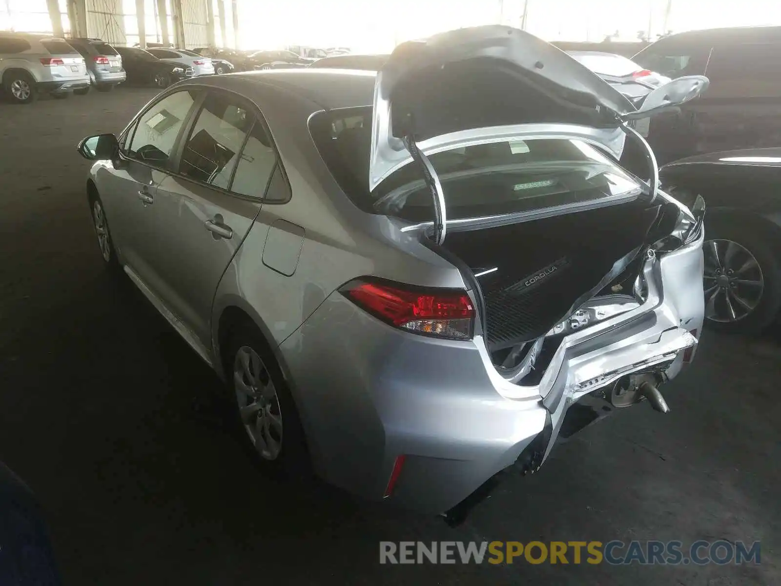 3 Photograph of a damaged car JTDEPRAEXLJ081863 TOYOTA COROLLA 2020