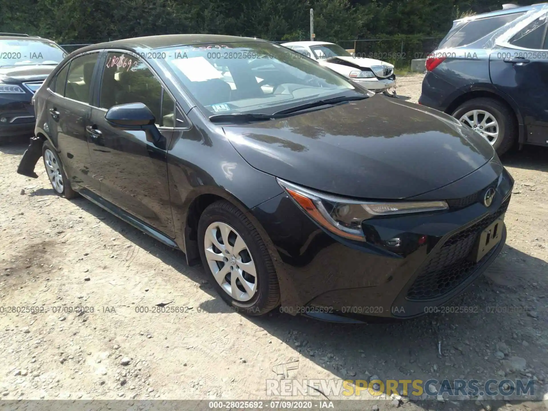 1 Photograph of a damaged car JTDEPRAEXLJ081958 TOYOTA COROLLA 2020