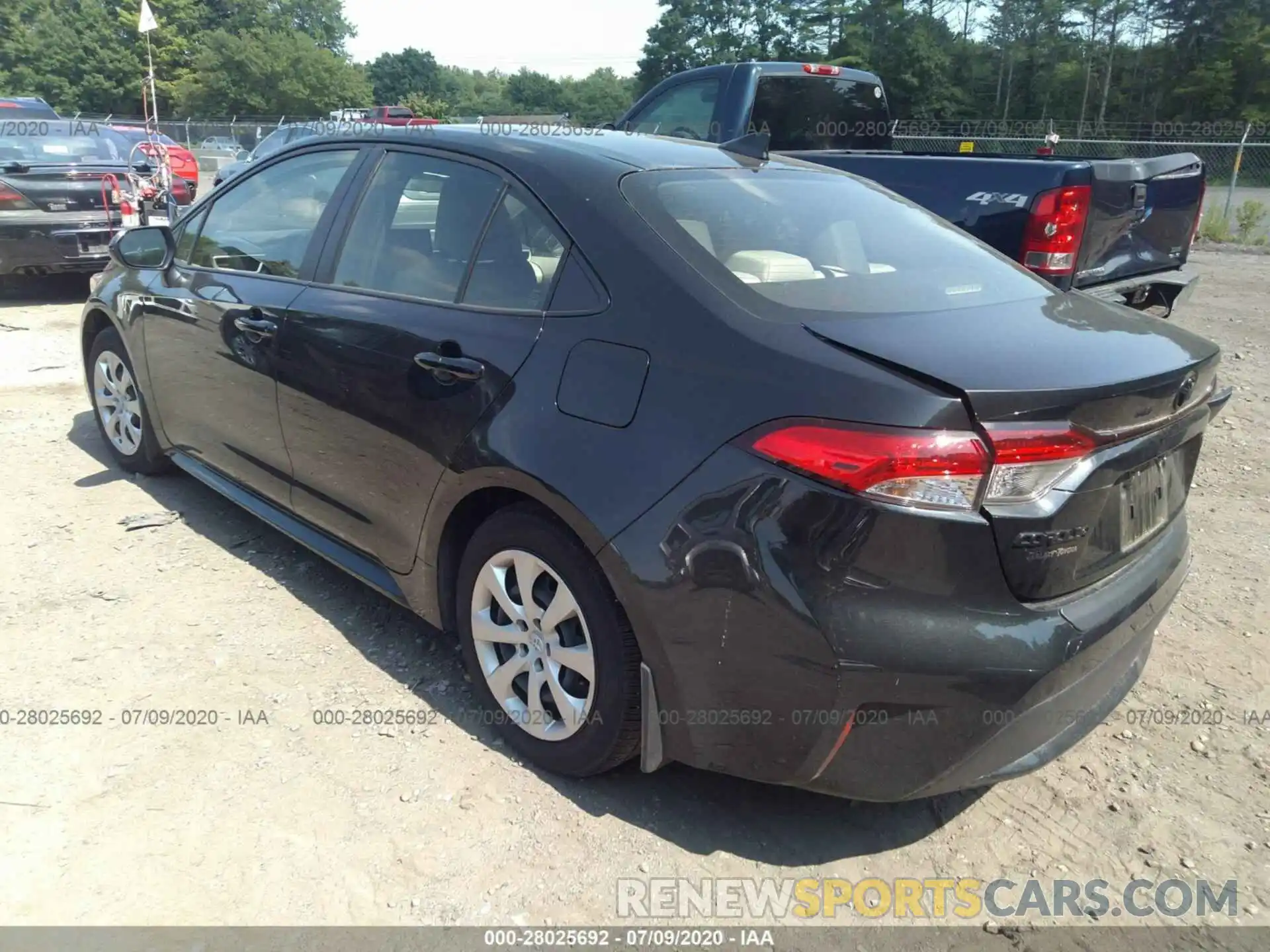 3 Photograph of a damaged car JTDEPRAEXLJ081958 TOYOTA COROLLA 2020