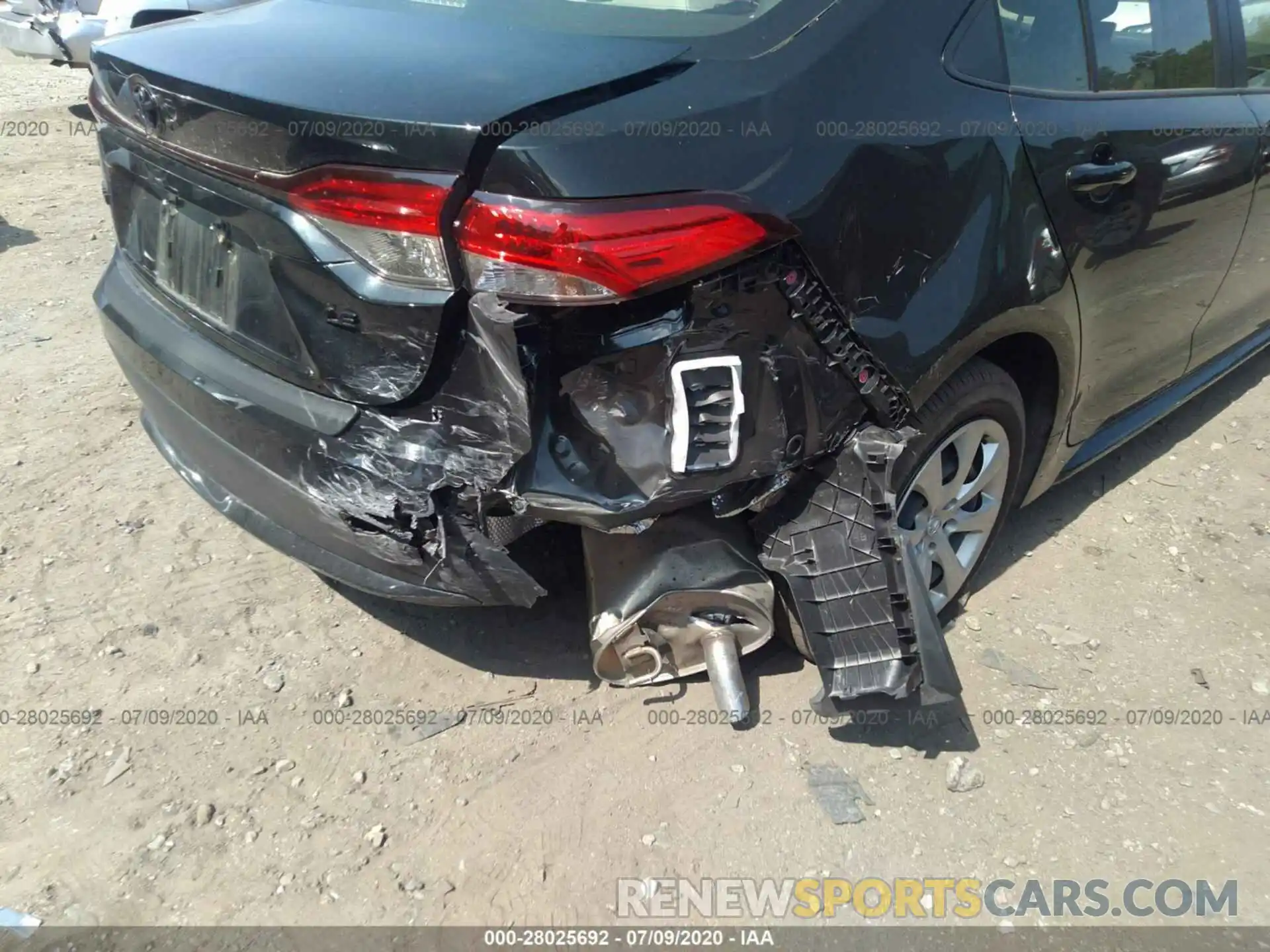 6 Photograph of a damaged car JTDEPRAEXLJ081958 TOYOTA COROLLA 2020