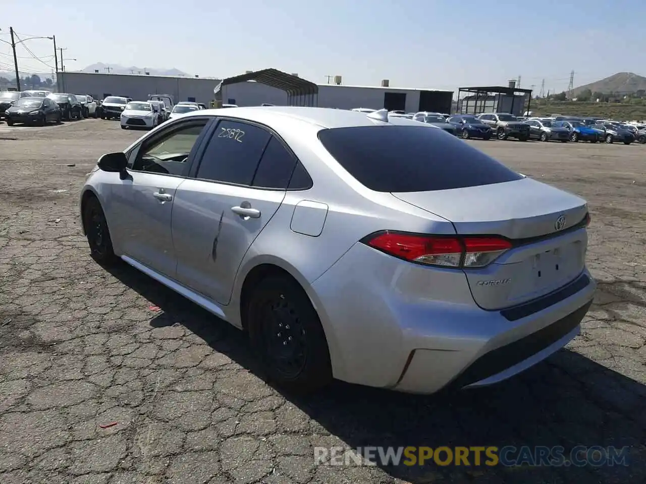 3 Photograph of a damaged car JTDEPRAEXLJ082317 TOYOTA COROLLA 2020