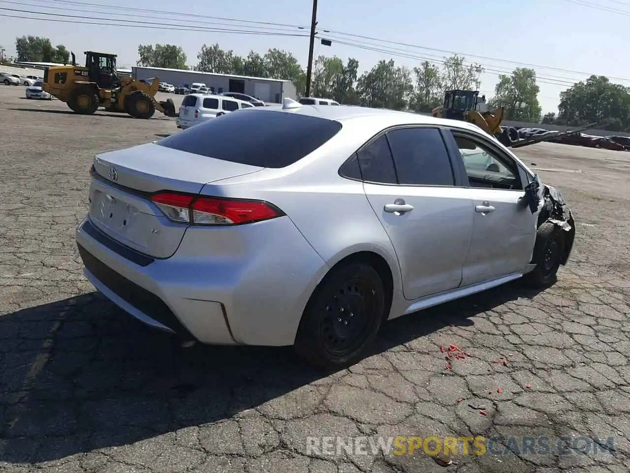 4 Photograph of a damaged car JTDEPRAEXLJ082317 TOYOTA COROLLA 2020