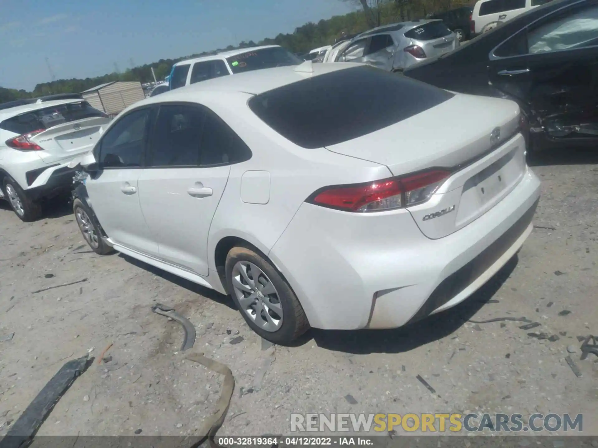 3 Photograph of a damaged car JTDEPRAEXLJ083516 TOYOTA COROLLA 2020