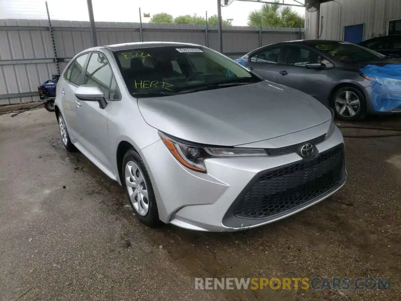 1 Photograph of a damaged car JTDEPRAEXLJ083547 TOYOTA COROLLA 2020