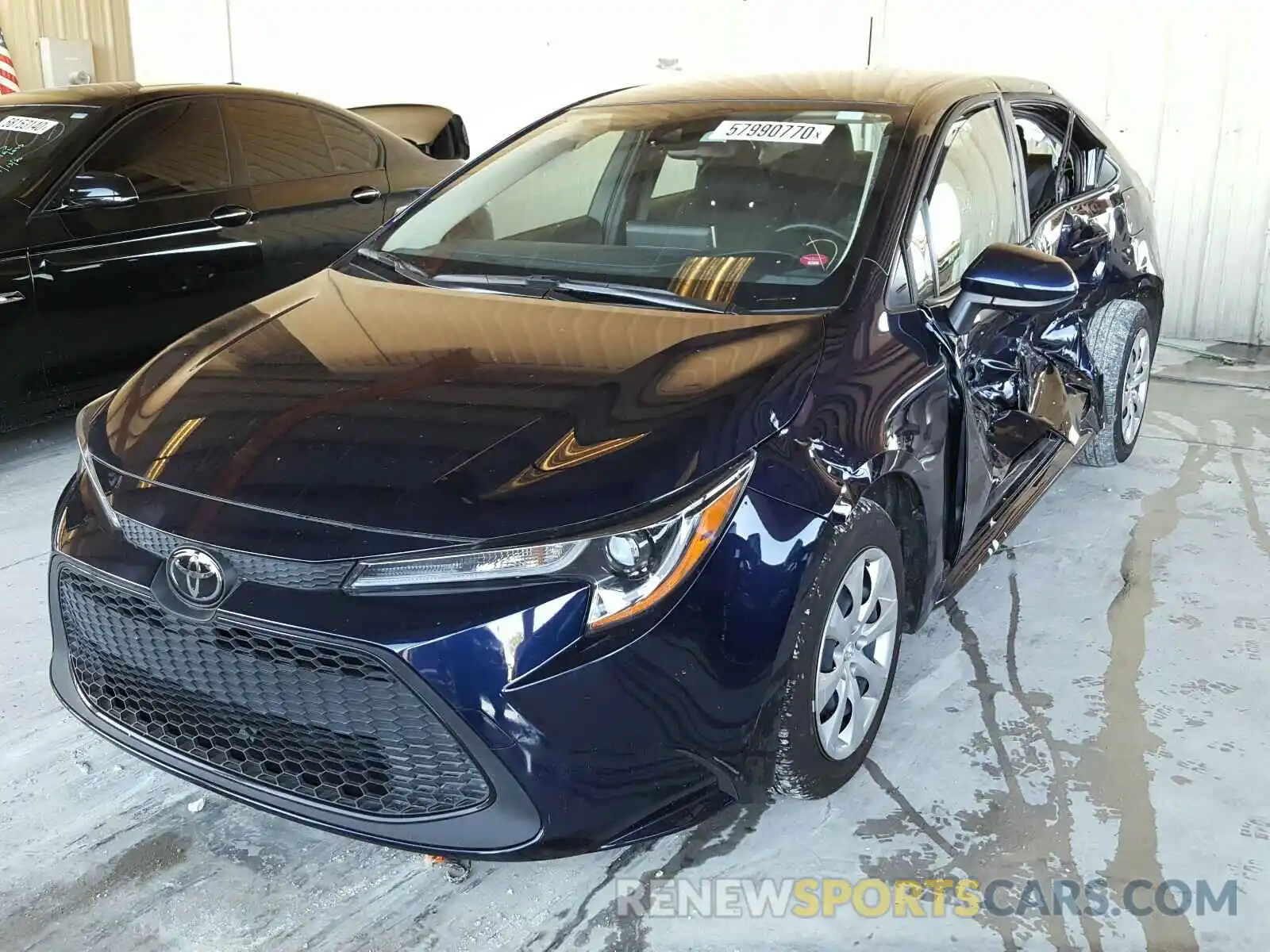 2 Photograph of a damaged car JTDEPRAEXLJ083757 TOYOTA COROLLA 2020