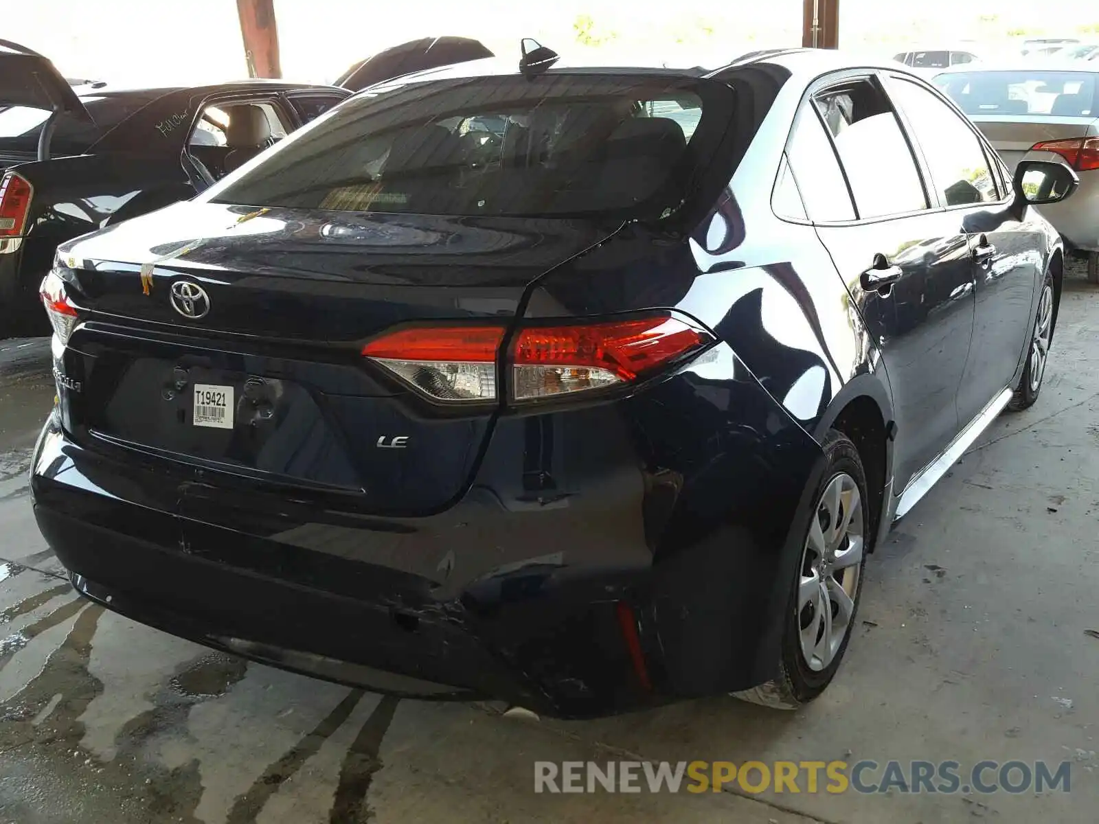 4 Photograph of a damaged car JTDEPRAEXLJ083757 TOYOTA COROLLA 2020