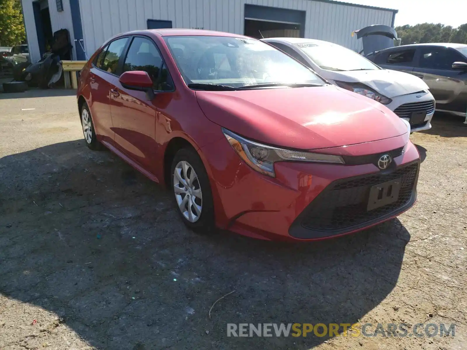 1 Photograph of a damaged car JTDEPRAEXLJ083869 TOYOTA COROLLA 2020