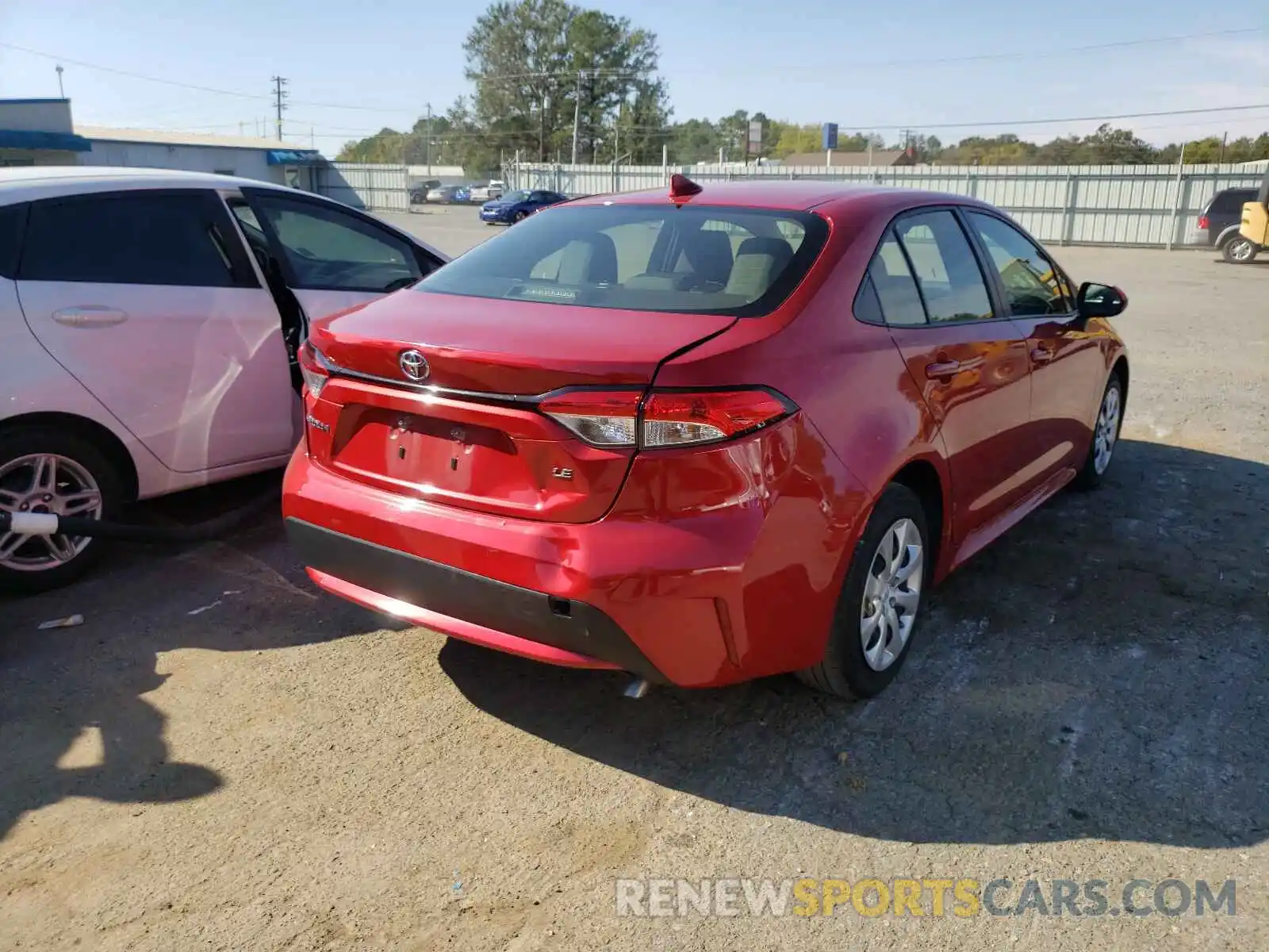 4 Photograph of a damaged car JTDEPRAEXLJ083869 TOYOTA COROLLA 2020