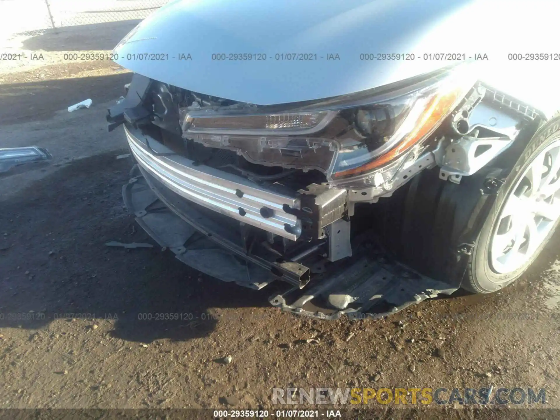 6 Photograph of a damaged car JTDEPRAEXLJ084360 TOYOTA COROLLA 2020