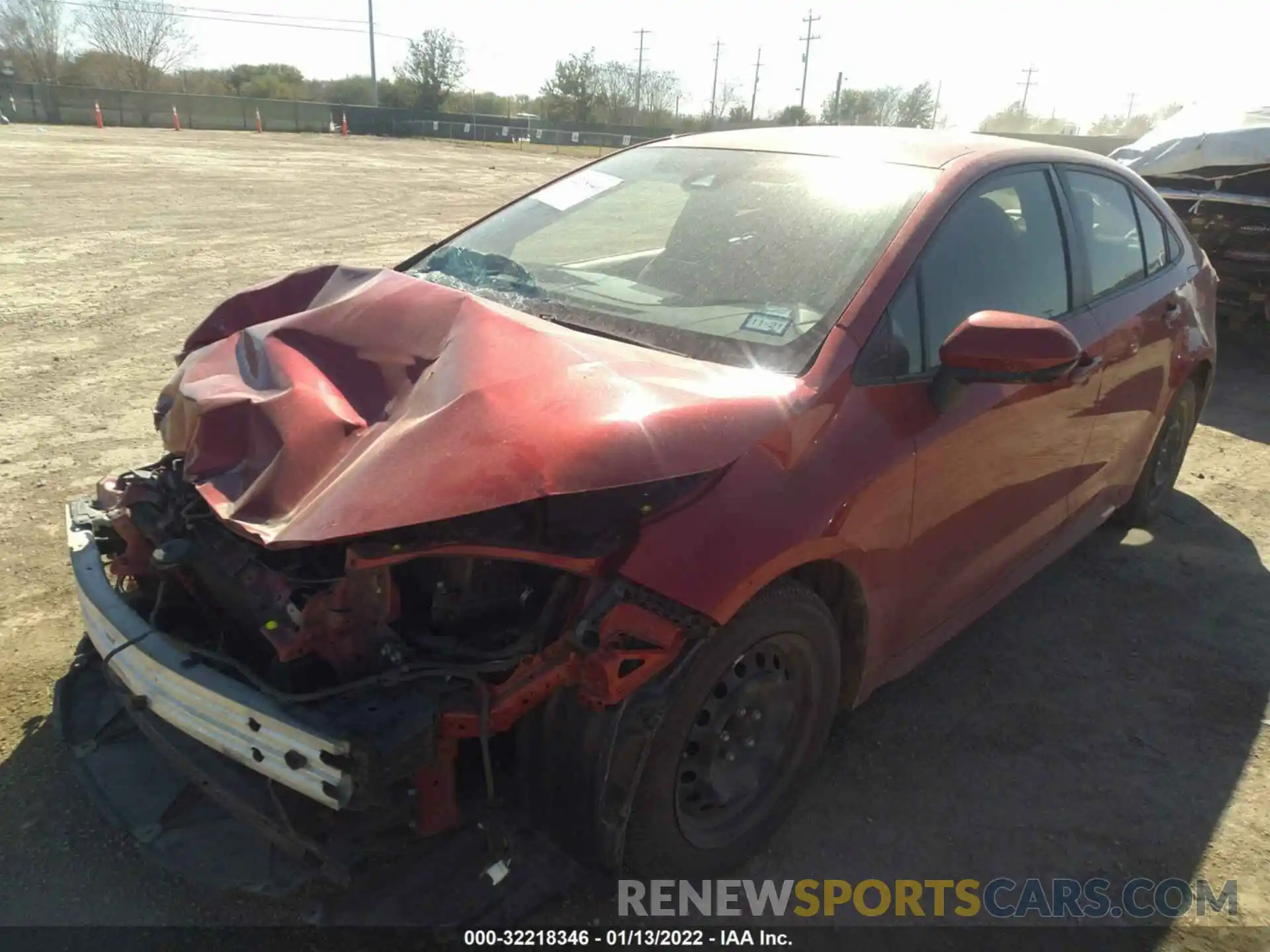 2 Photograph of a damaged car JTDEPRAEXLJ084567 TOYOTA COROLLA 2020