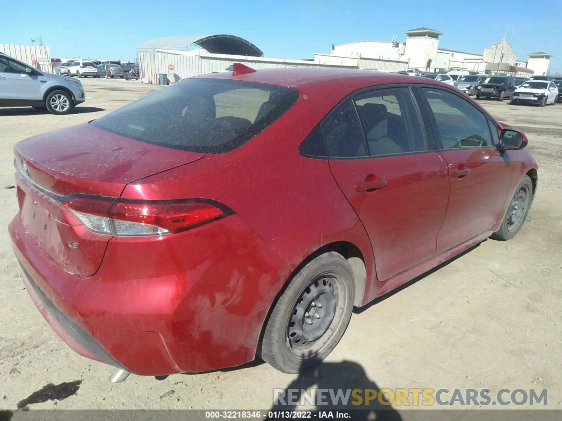 4 Photograph of a damaged car JTDEPRAEXLJ084567 TOYOTA COROLLA 2020