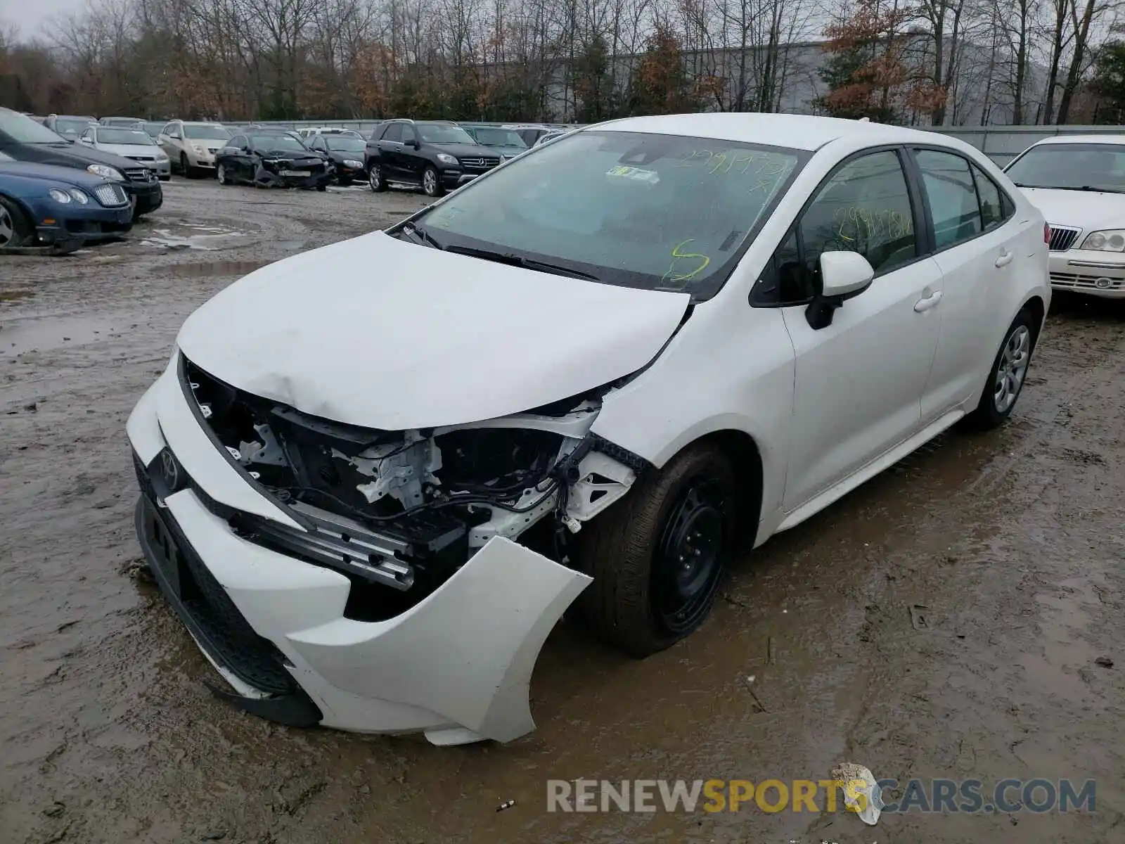 2 Photograph of a damaged car JTDEPRAEXLJ084570 TOYOTA COROLLA 2020