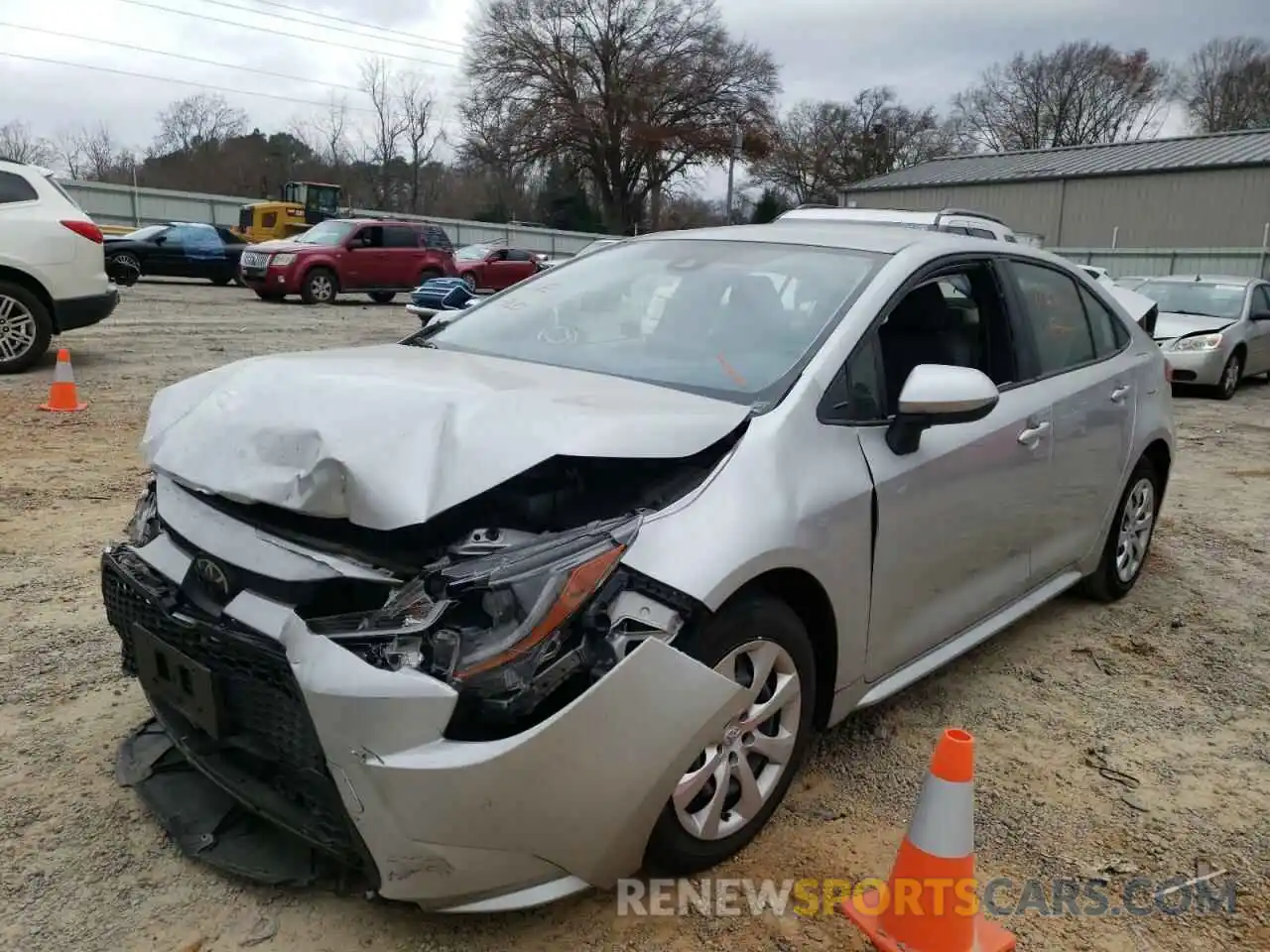 2 Photograph of a damaged car JTDEPRAEXLJ084830 TOYOTA COROLLA 2020