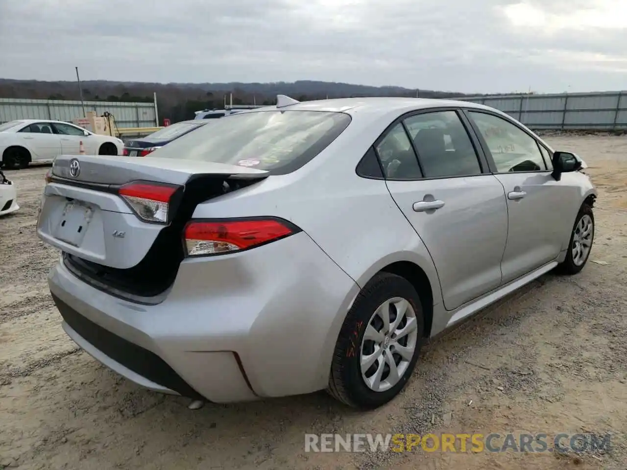 4 Photograph of a damaged car JTDEPRAEXLJ084830 TOYOTA COROLLA 2020