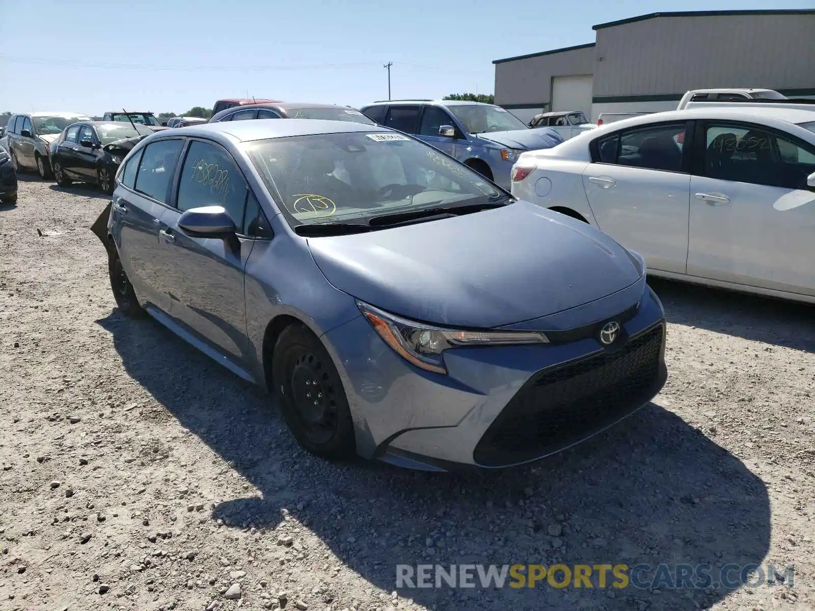 1 Photograph of a damaged car JTDEPRAEXLJ084844 TOYOTA COROLLA 2020