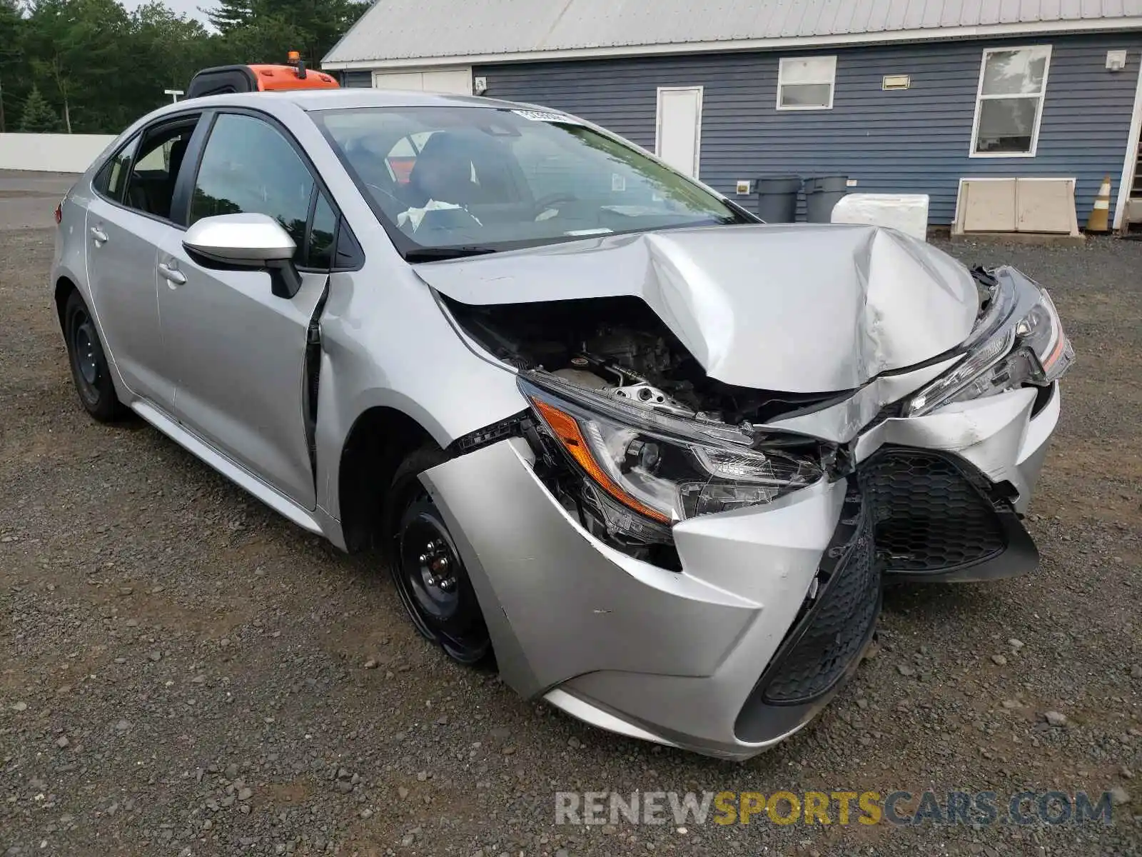 1 Photograph of a damaged car JTDEPRAEXLJ085542 TOYOTA COROLLA 2020