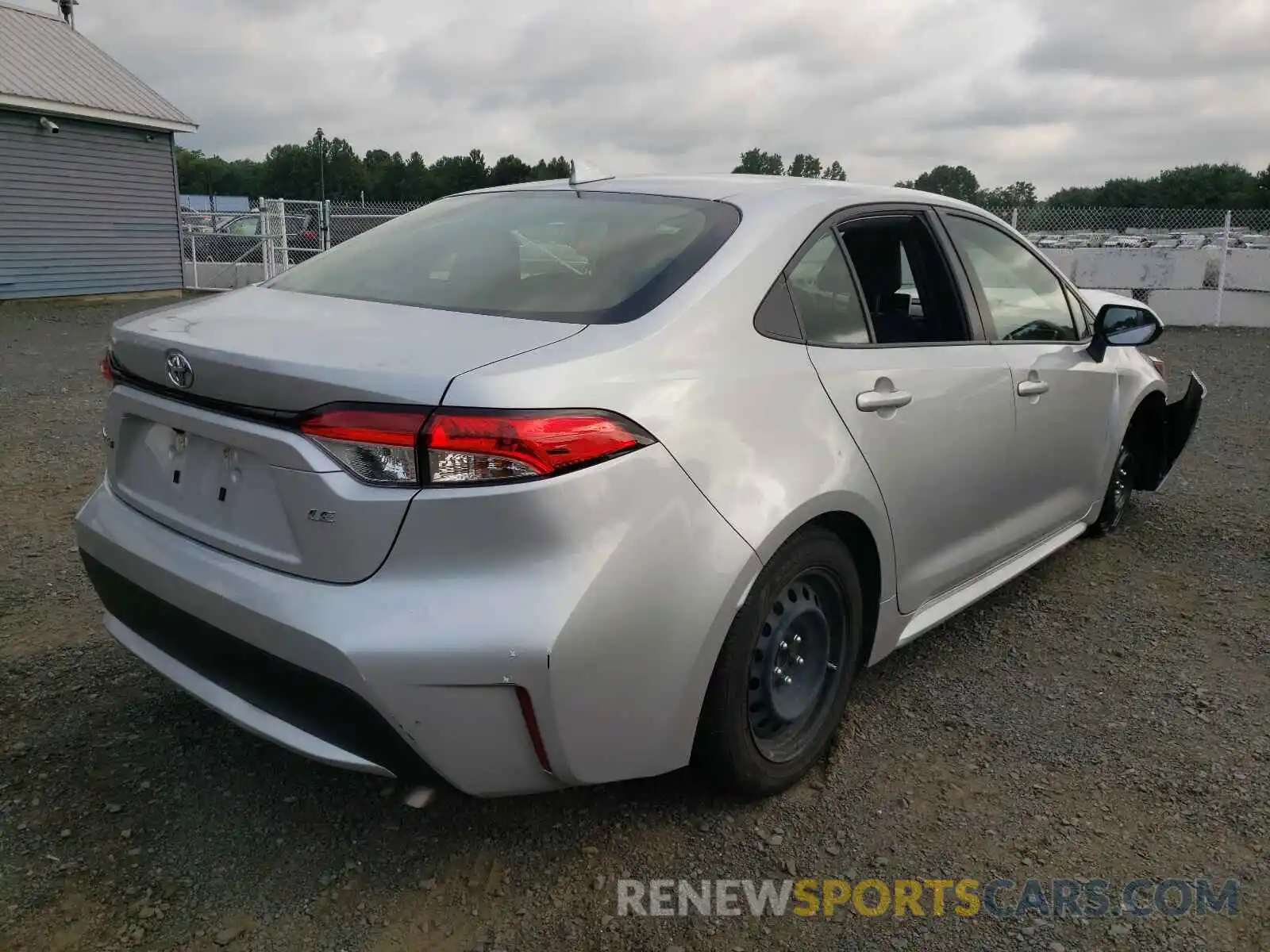 4 Photograph of a damaged car JTDEPRAEXLJ085542 TOYOTA COROLLA 2020