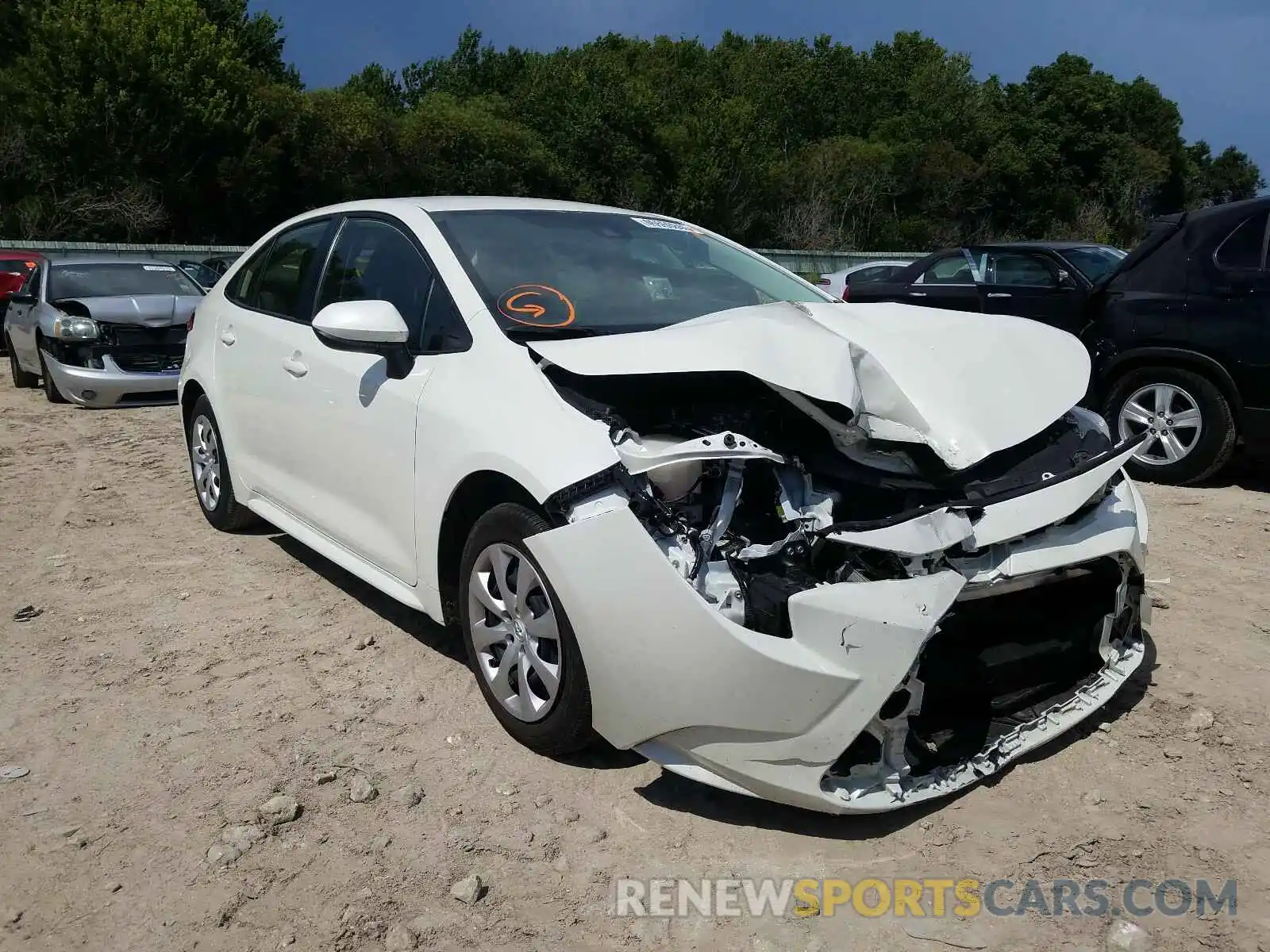 1 Фотография поврежденного автомобиля JTDEPRAEXLJ085573 TOYOTA COROLLA 2020