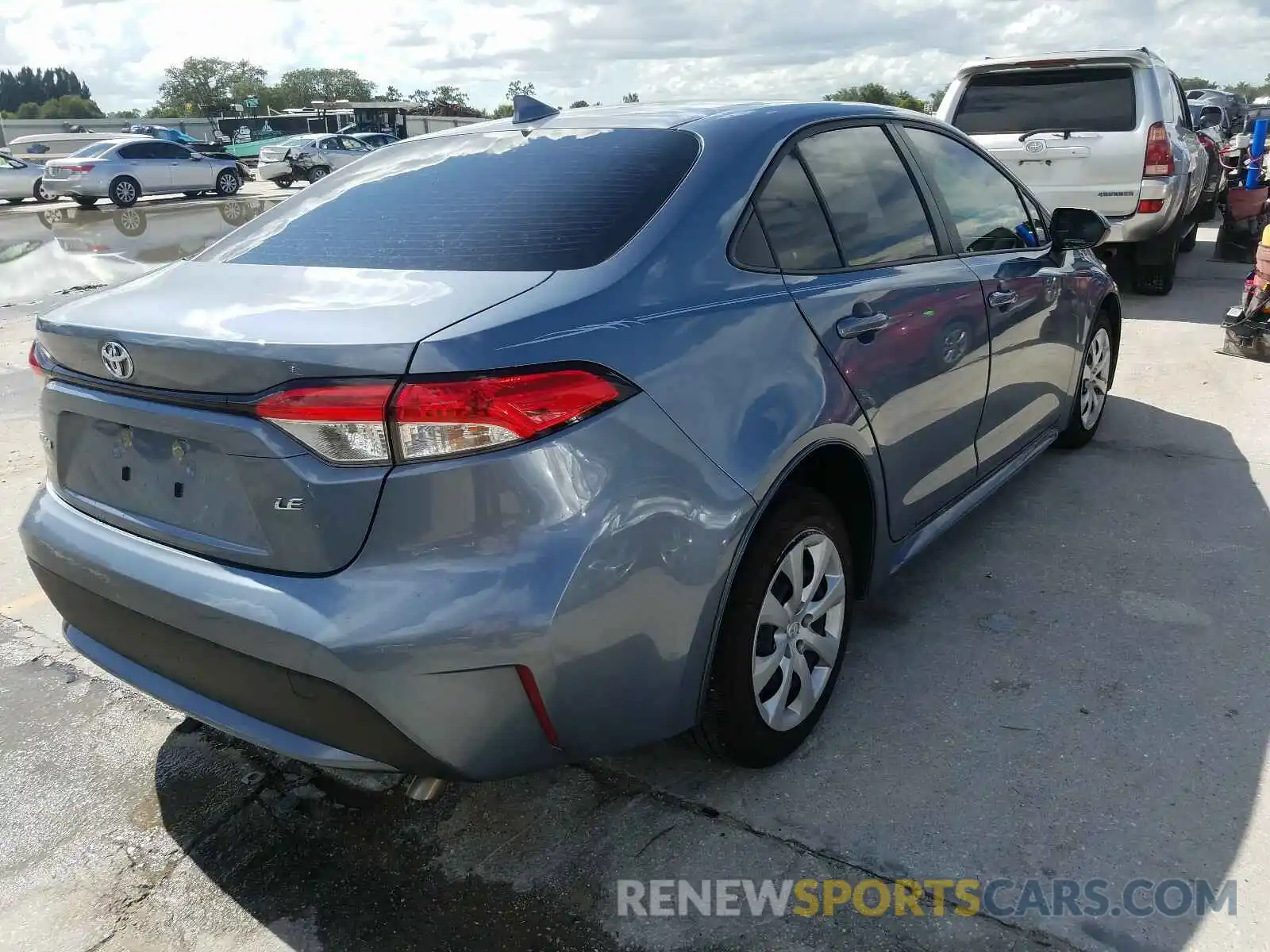 4 Photograph of a damaged car JTDEPRAEXLJ085606 TOYOTA COROLLA 2020