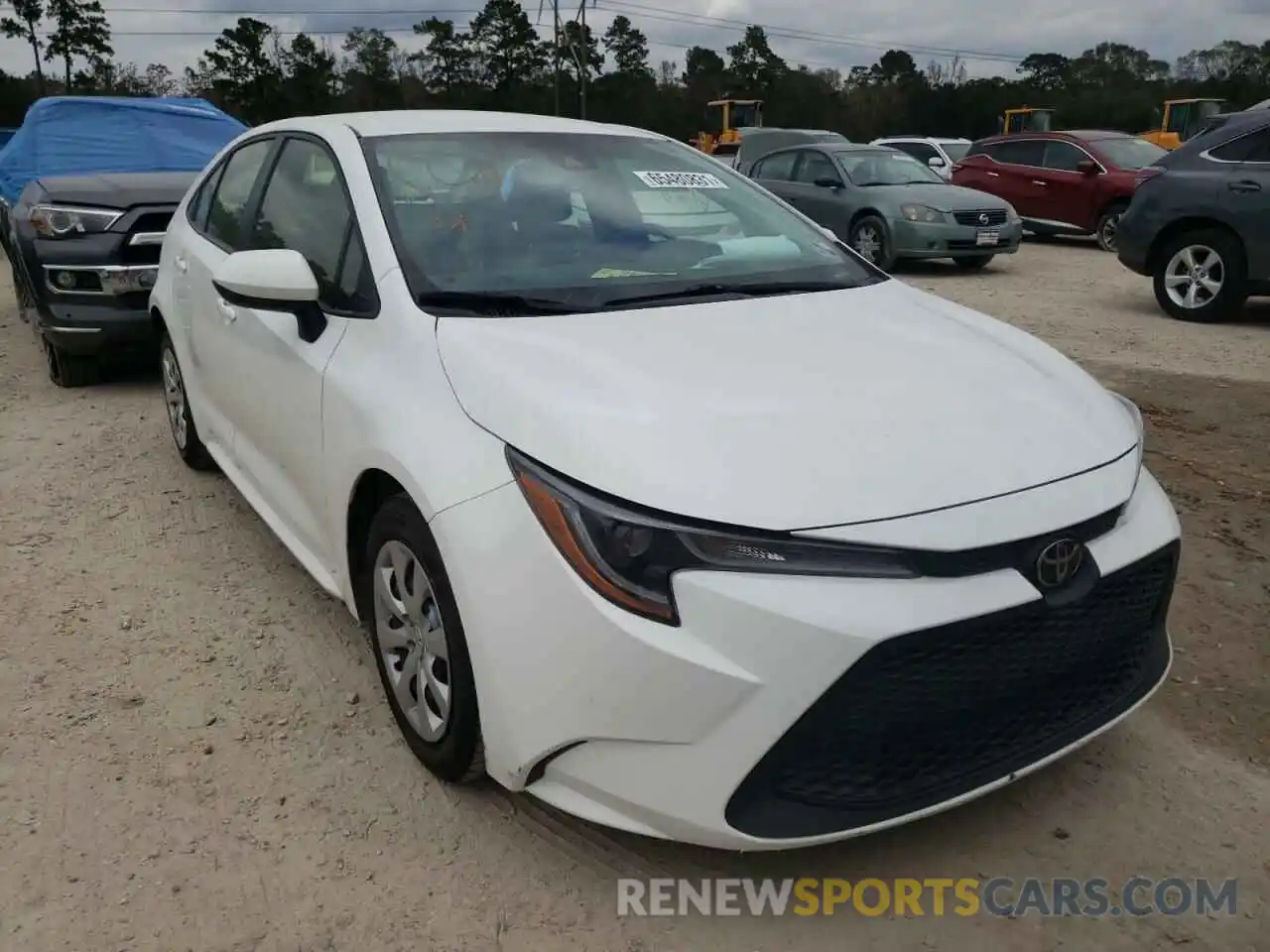 1 Photograph of a damaged car JTDEPRAEXLJ085895 TOYOTA COROLLA 2020