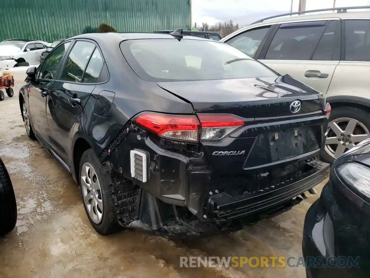 3 Photograph of a damaged car JTDEPRAEXLJ085976 TOYOTA COROLLA 2020