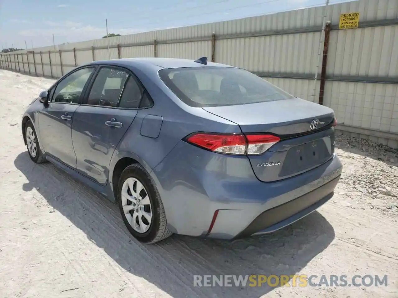 3 Photograph of a damaged car JTDEPRAEXLJ086111 TOYOTA COROLLA 2020