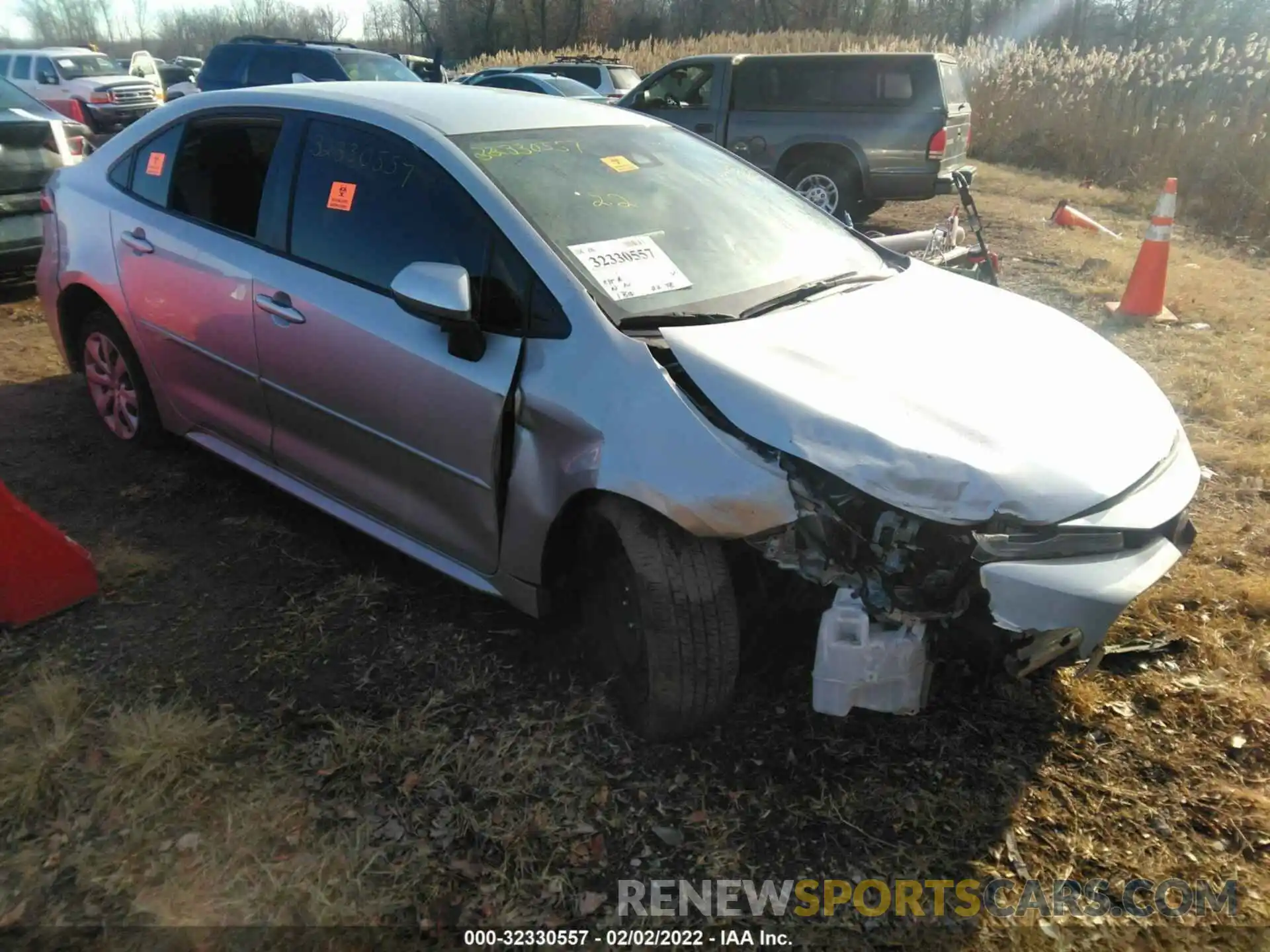 1 Photograph of a damaged car JTDEPRAEXLJ086237 TOYOTA COROLLA 2020