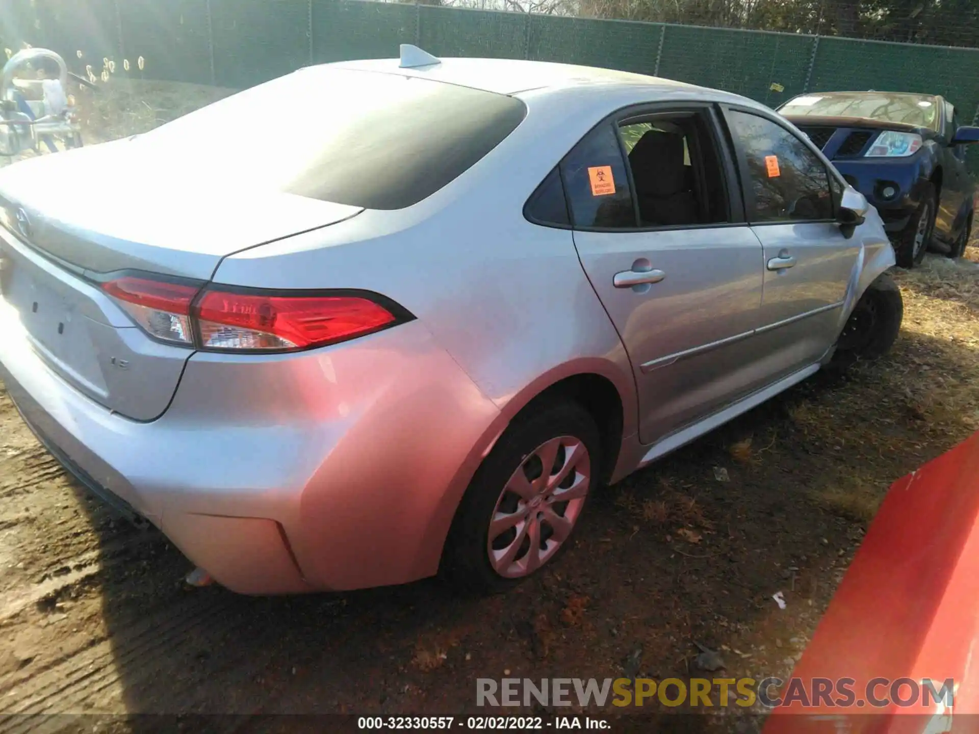 4 Photograph of a damaged car JTDEPRAEXLJ086237 TOYOTA COROLLA 2020