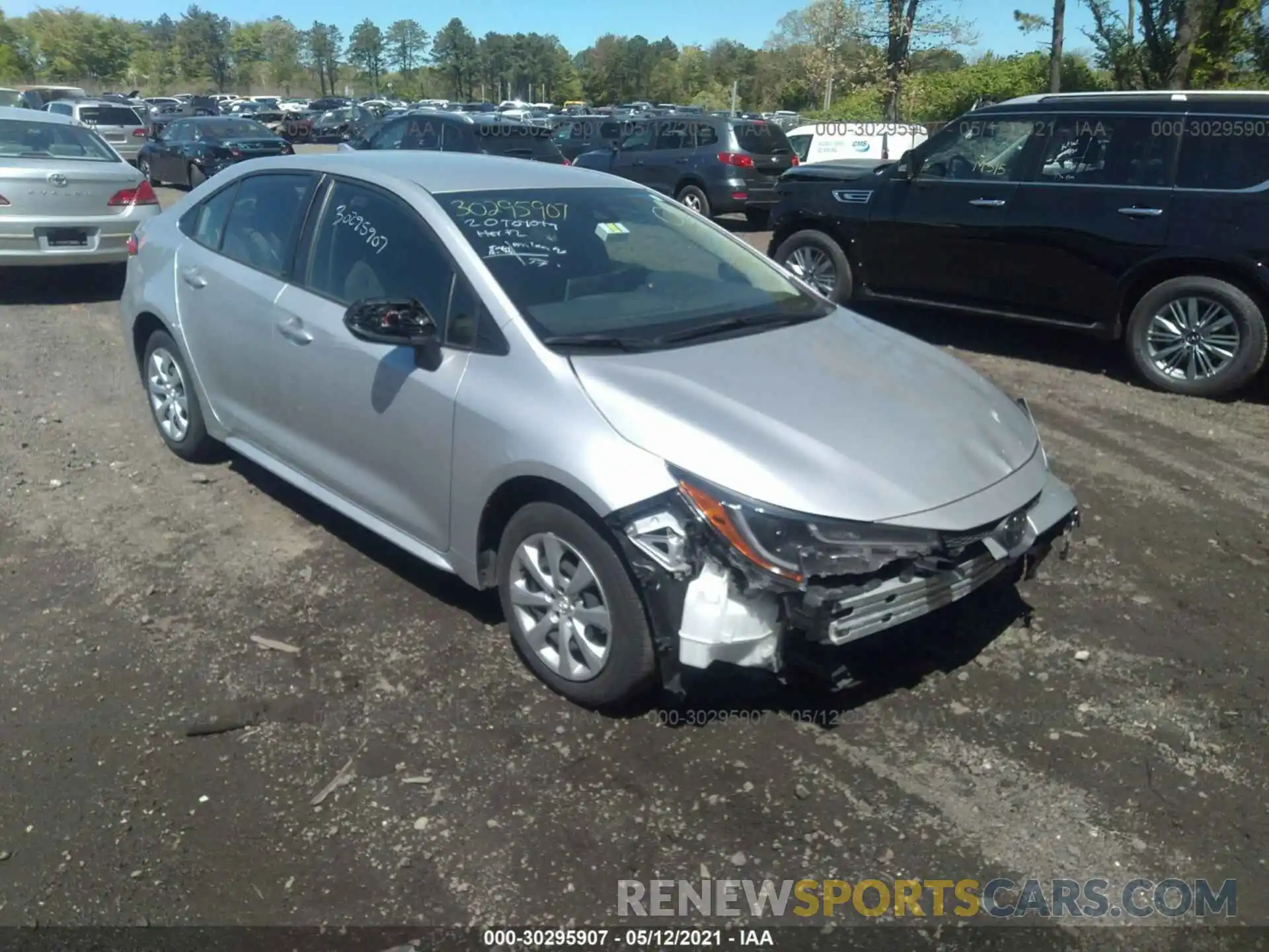 1 Photograph of a damaged car JTDEPRAEXLJ086979 TOYOTA COROLLA 2020