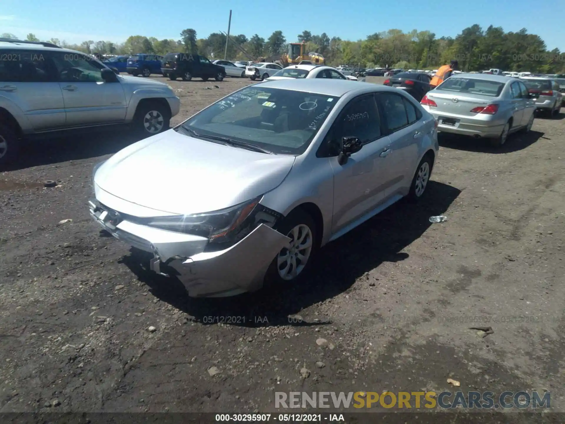 2 Photograph of a damaged car JTDEPRAEXLJ086979 TOYOTA COROLLA 2020