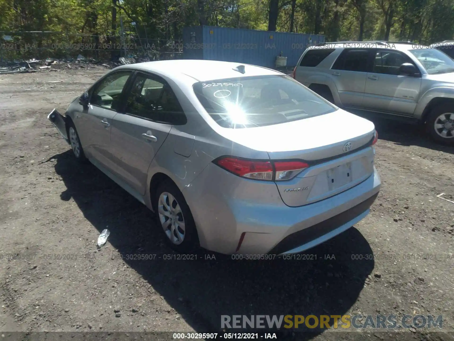 3 Photograph of a damaged car JTDEPRAEXLJ086979 TOYOTA COROLLA 2020