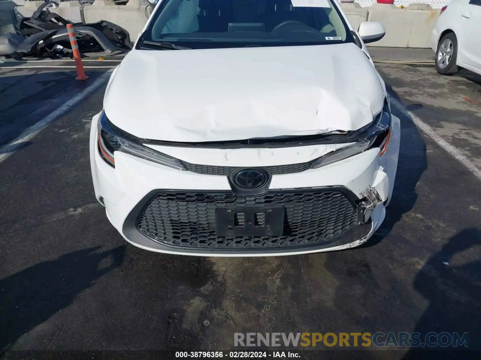 12 Photograph of a damaged car JTDEPRAEXLJ087341 TOYOTA COROLLA 2020