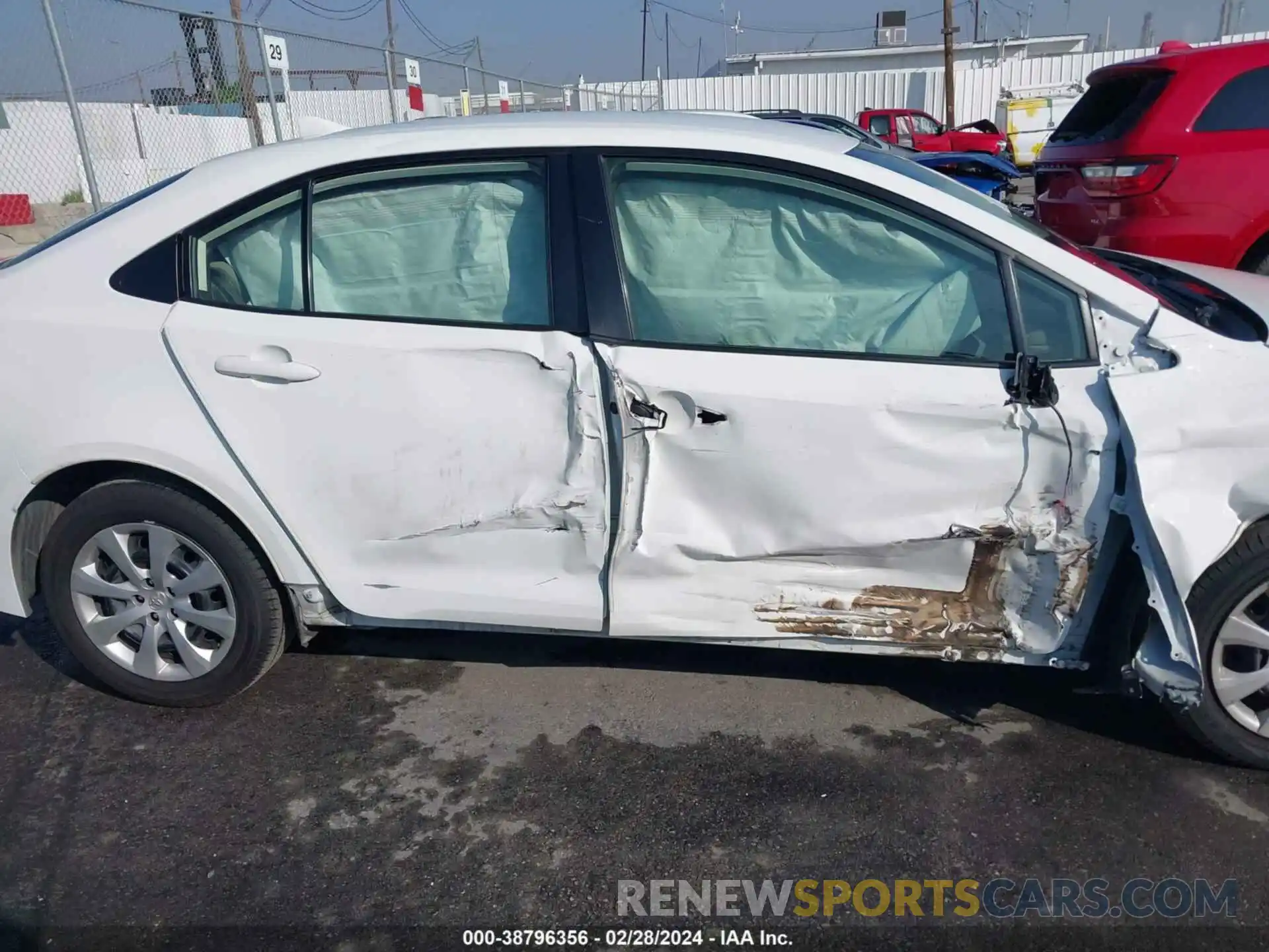 13 Photograph of a damaged car JTDEPRAEXLJ087341 TOYOTA COROLLA 2020