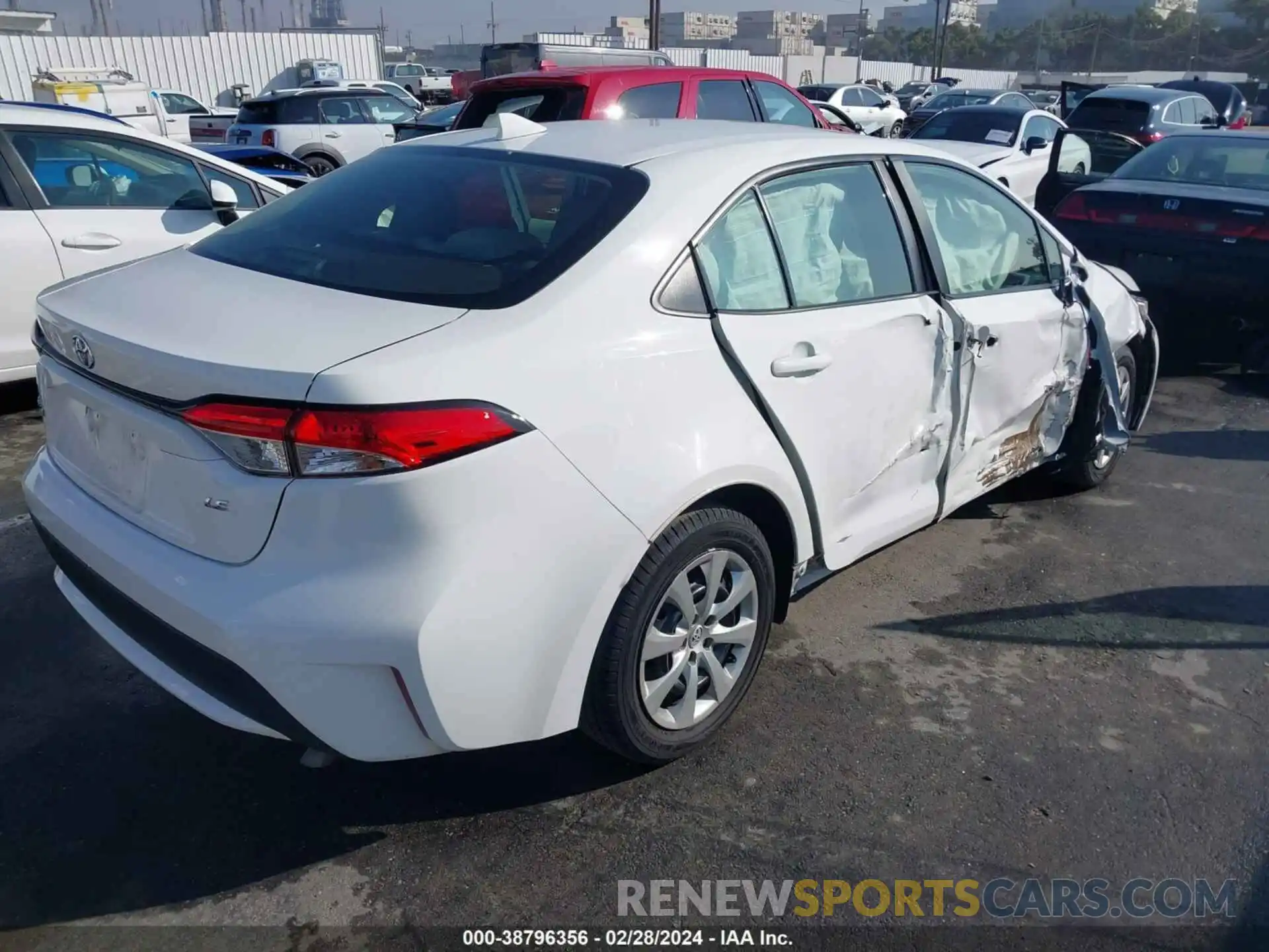 4 Photograph of a damaged car JTDEPRAEXLJ087341 TOYOTA COROLLA 2020