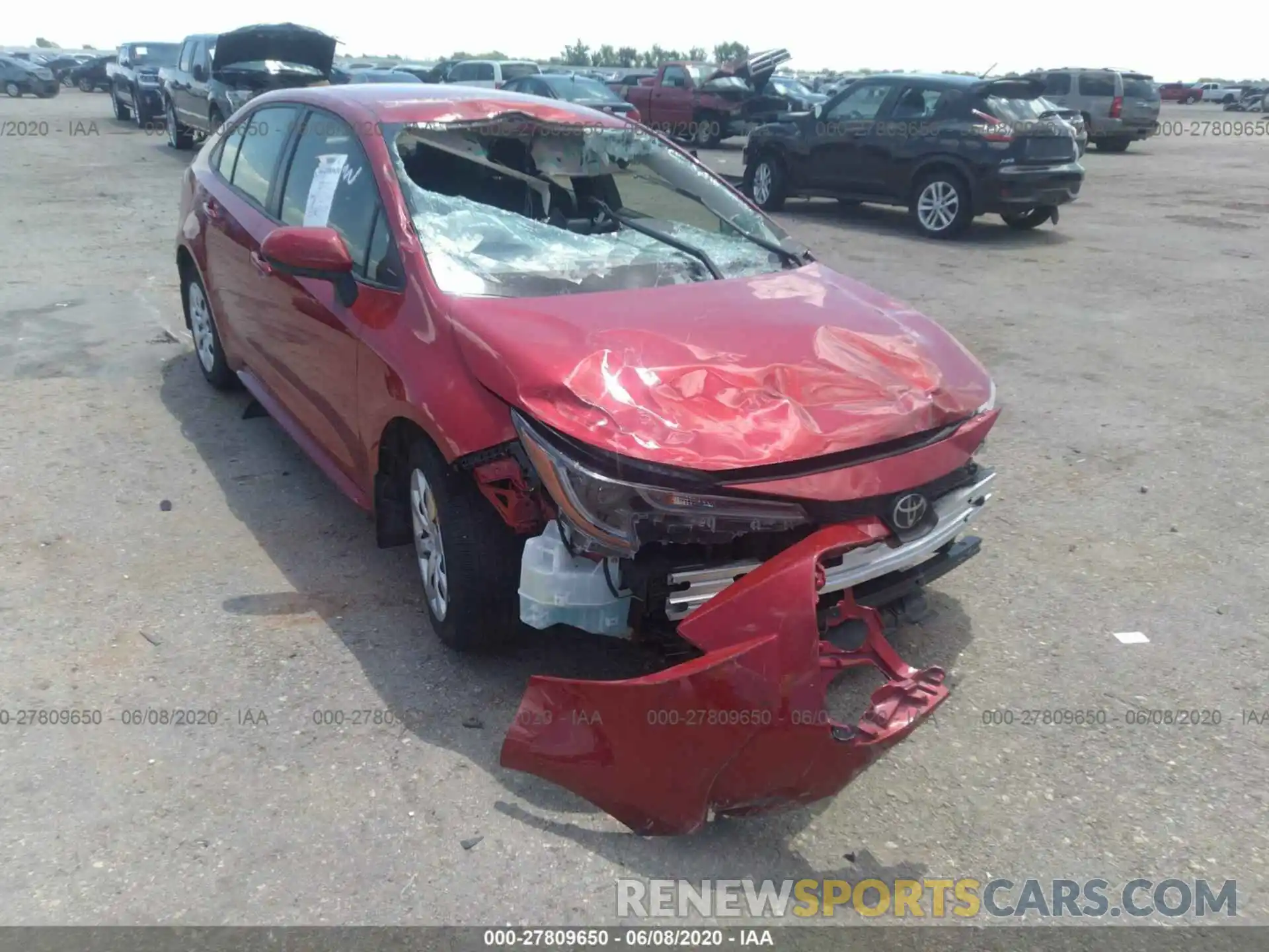 6 Photograph of a damaged car JTDEPRAEXLJ087470 TOYOTA COROLLA 2020