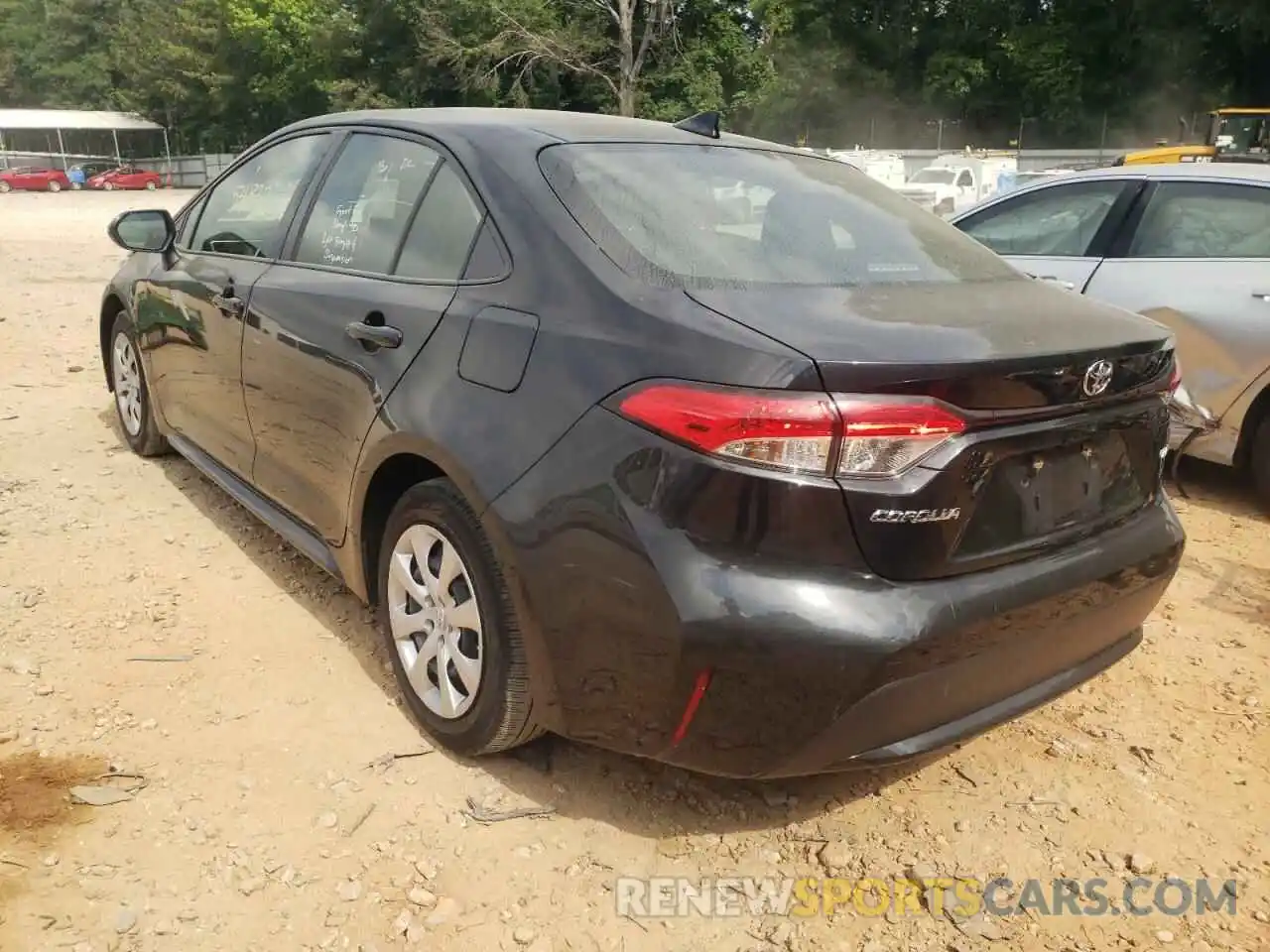 3 Photograph of a damaged car JTDEPRAEXLJ087596 TOYOTA COROLLA 2020